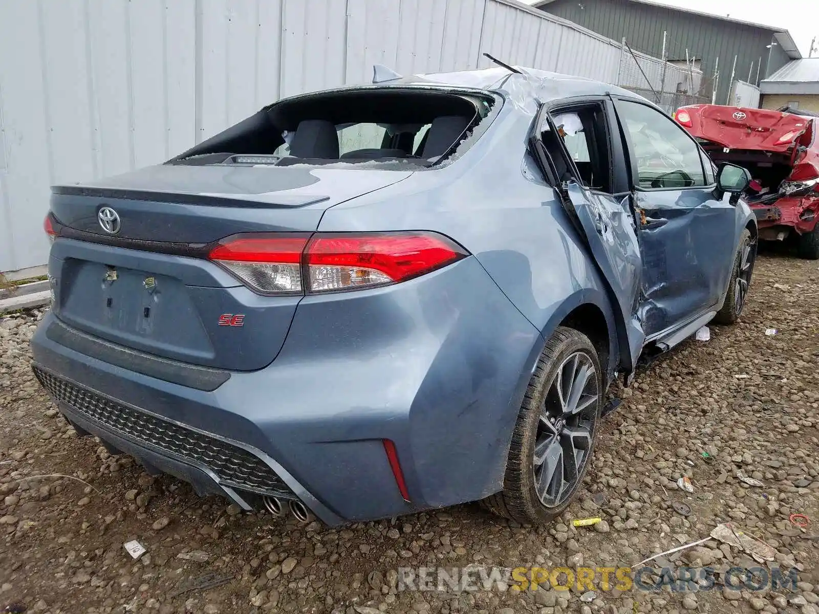 4 Photograph of a damaged car JTDS4RCE6LJ000351 TOYOTA COROLLA 2020