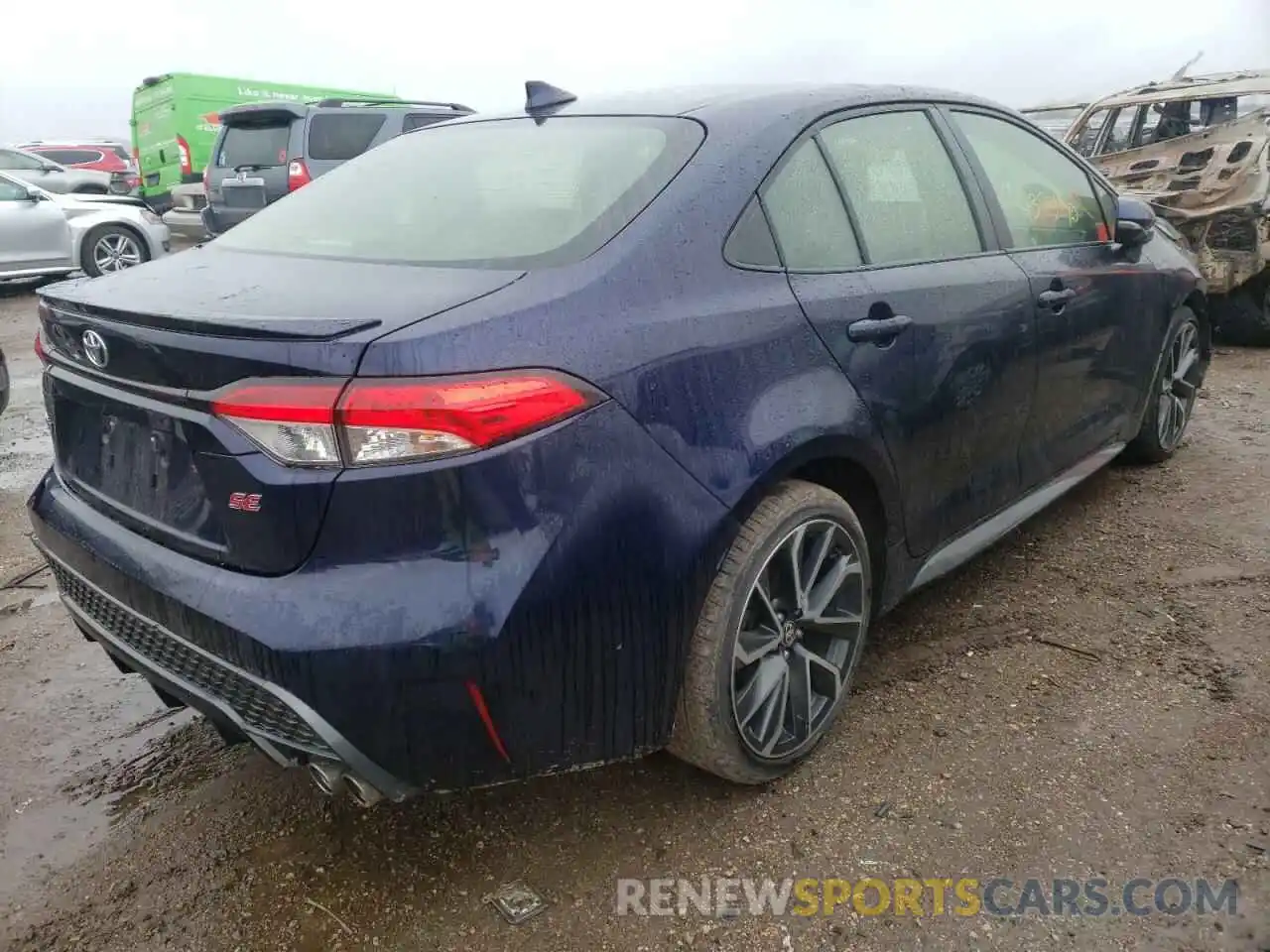 4 Photograph of a damaged car JTDS4RCE6LJ001225 TOYOTA COROLLA 2020