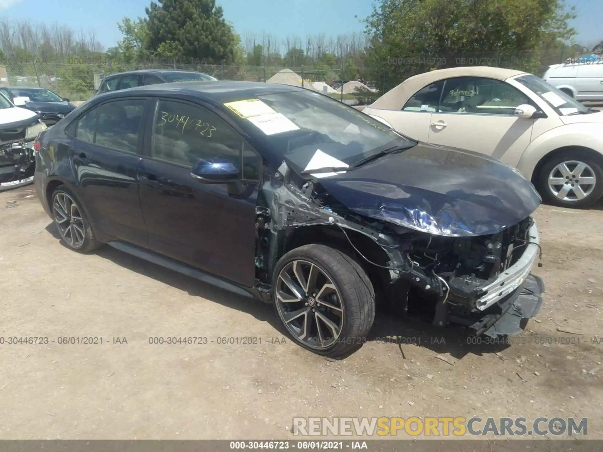 1 Photograph of a damaged car JTDS4RCE6LJ001239 TOYOTA COROLLA 2020