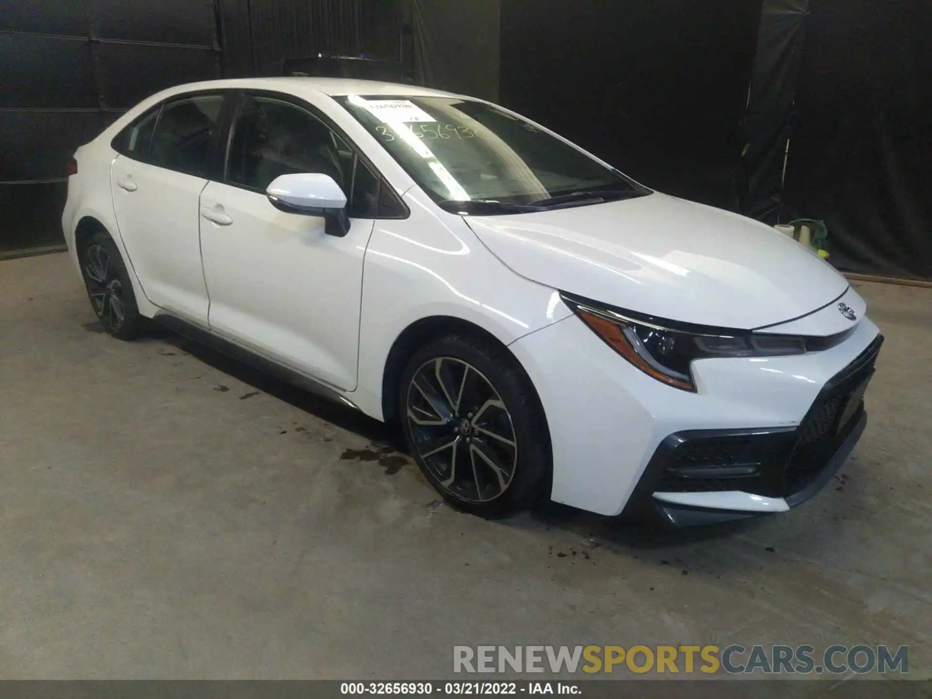 1 Photograph of a damaged car JTDS4RCE6LJ001273 TOYOTA COROLLA 2020