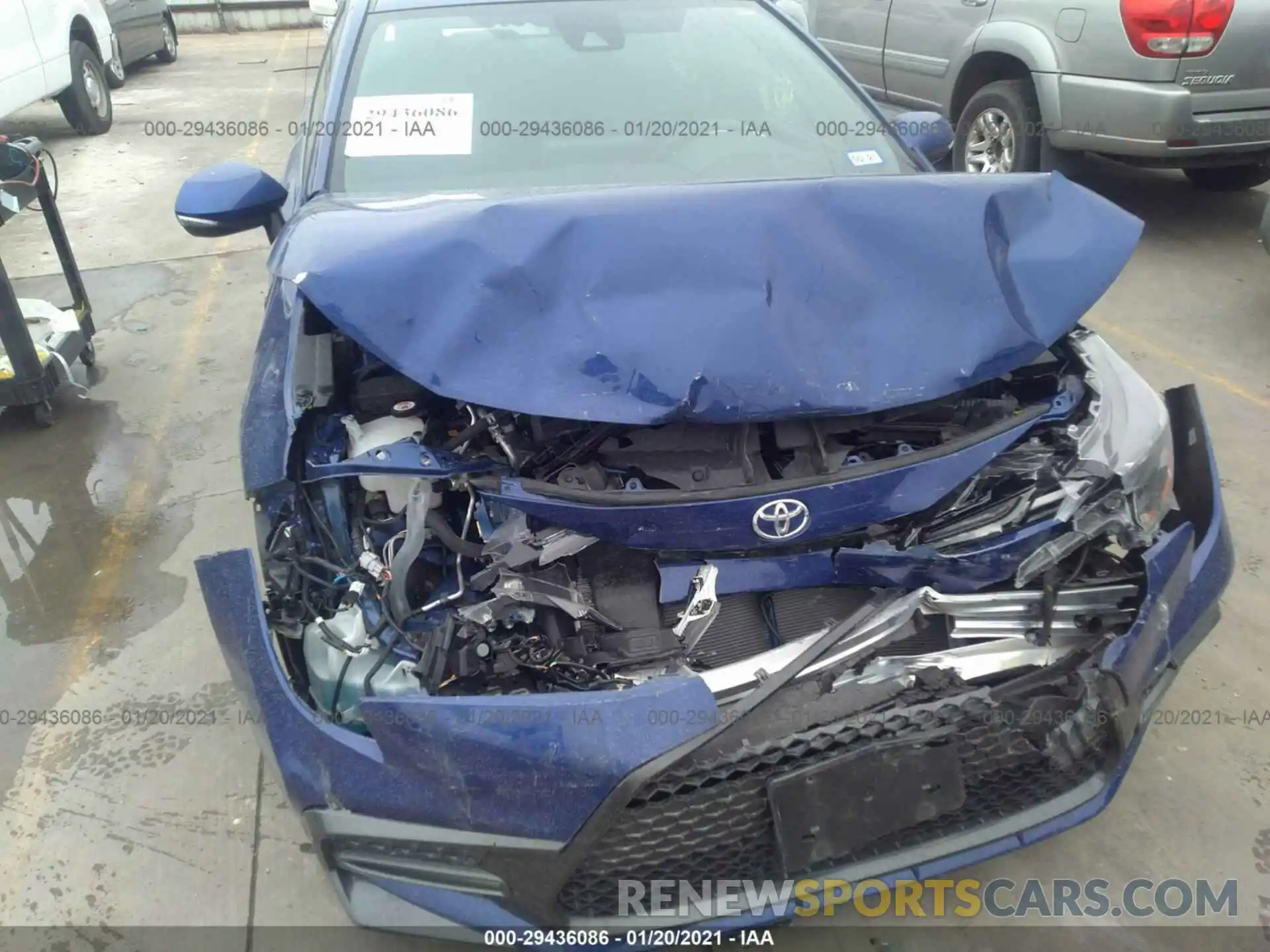 6 Photograph of a damaged car JTDS4RCE6LJ002231 TOYOTA COROLLA 2020