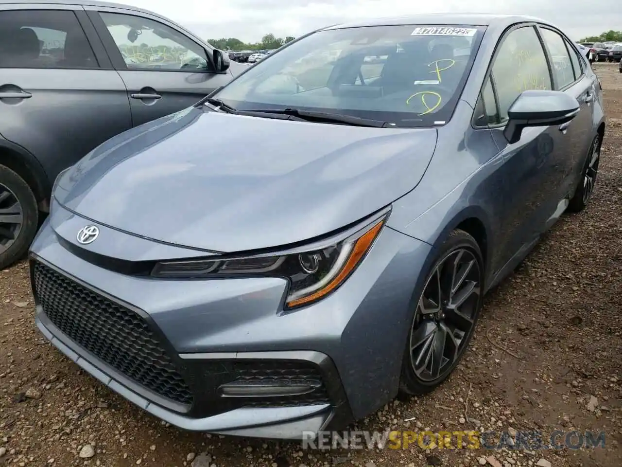 2 Photograph of a damaged car JTDS4RCE6LJ004819 TOYOTA COROLLA 2020