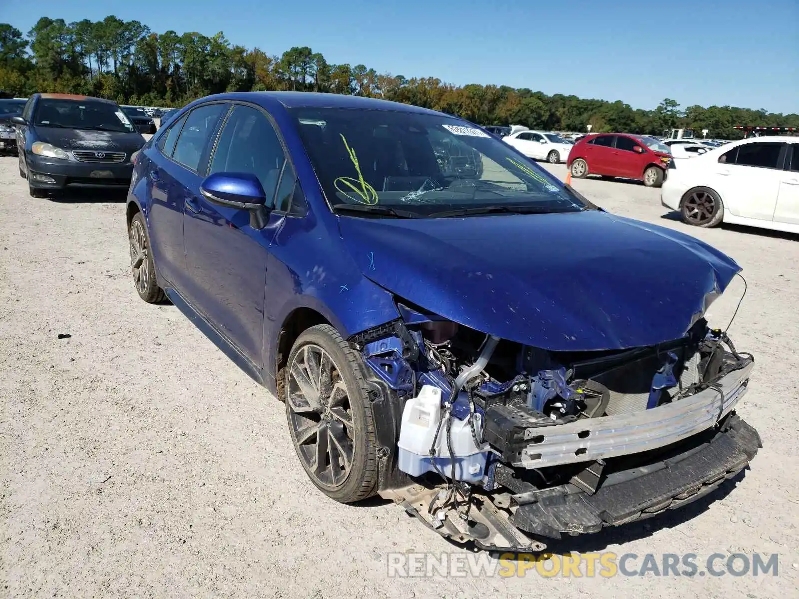 1 Photograph of a damaged car JTDS4RCE6LJ004979 TOYOTA COROLLA 2020