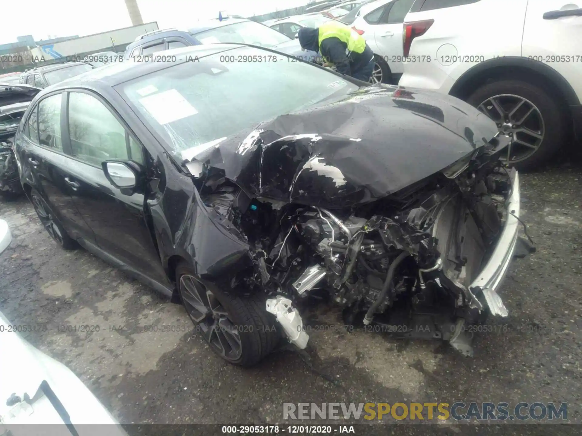 1 Photograph of a damaged car JTDS4RCE6LJ008577 TOYOTA COROLLA 2020