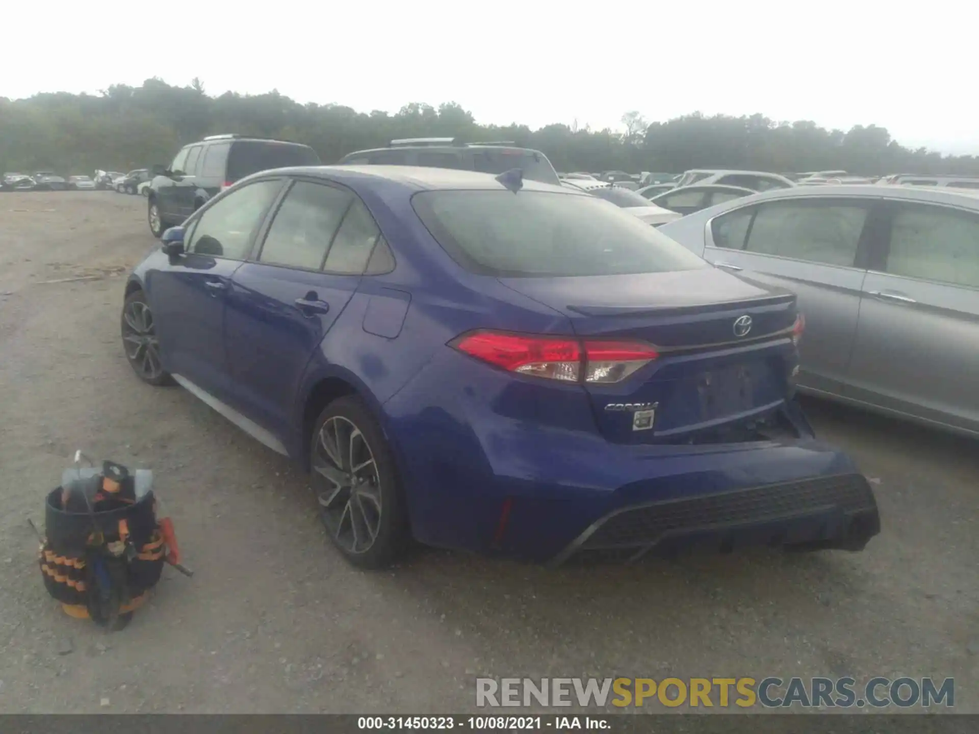 3 Photograph of a damaged car JTDS4RCE6LJ009180 TOYOTA COROLLA 2020