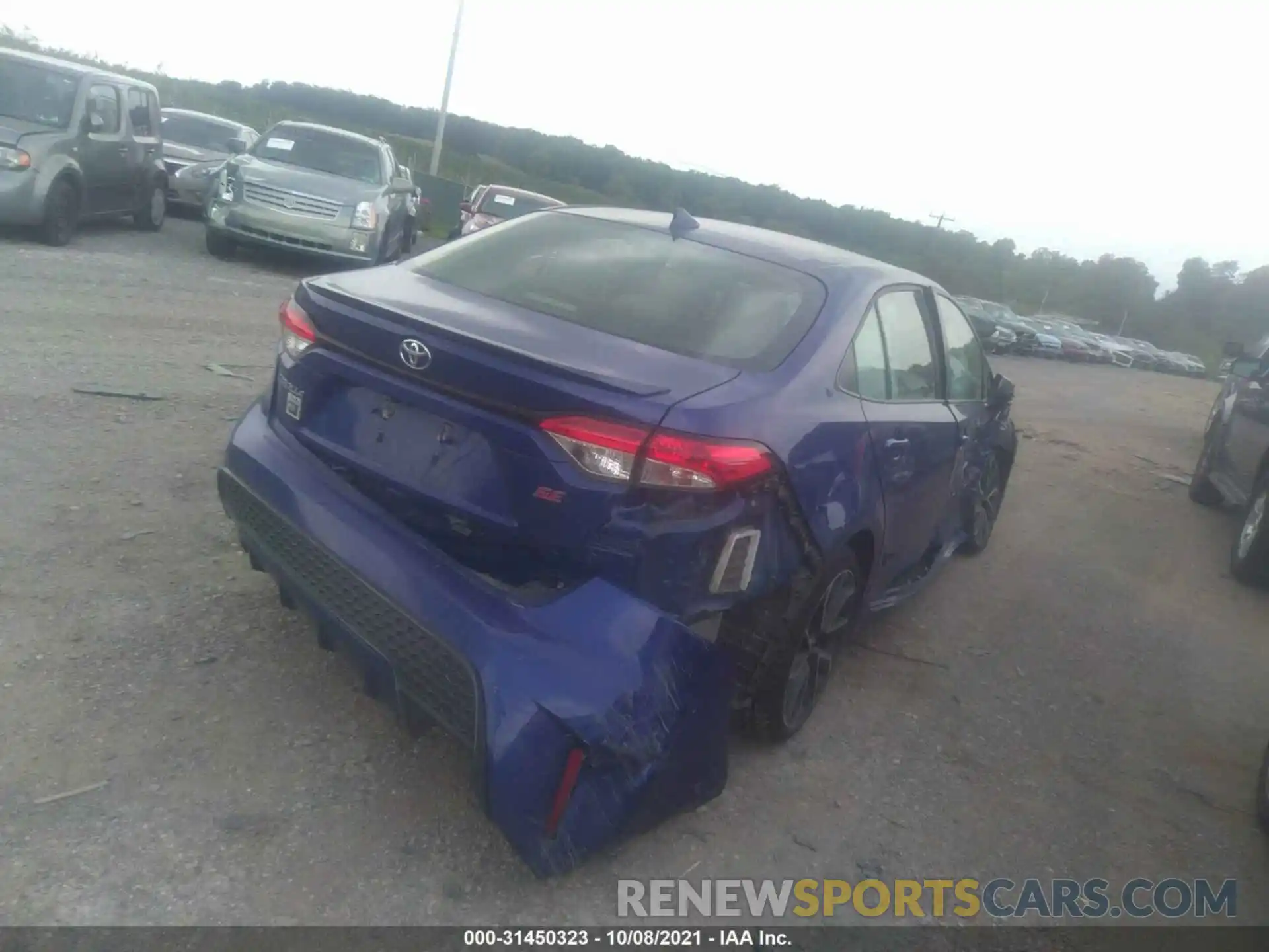 4 Photograph of a damaged car JTDS4RCE6LJ009180 TOYOTA COROLLA 2020