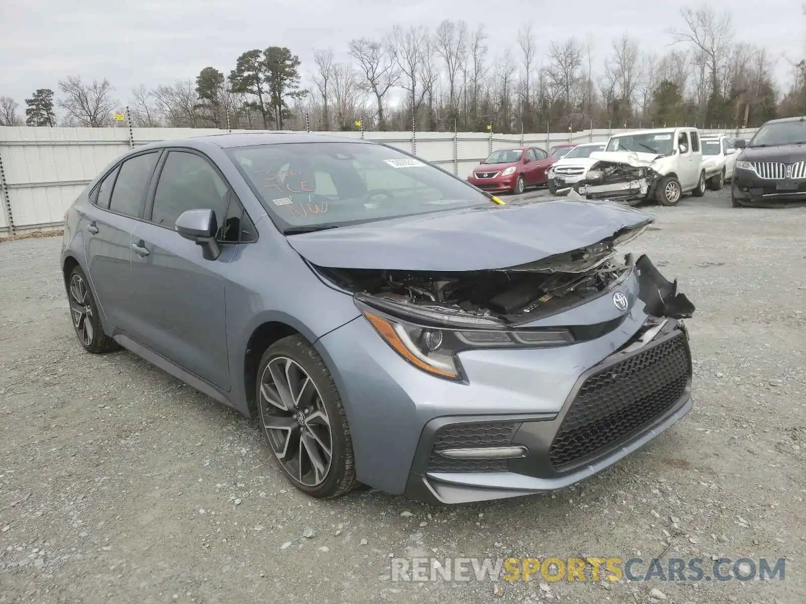 1 Photograph of a damaged car JTDS4RCE6LJ010281 TOYOTA COROLLA 2020