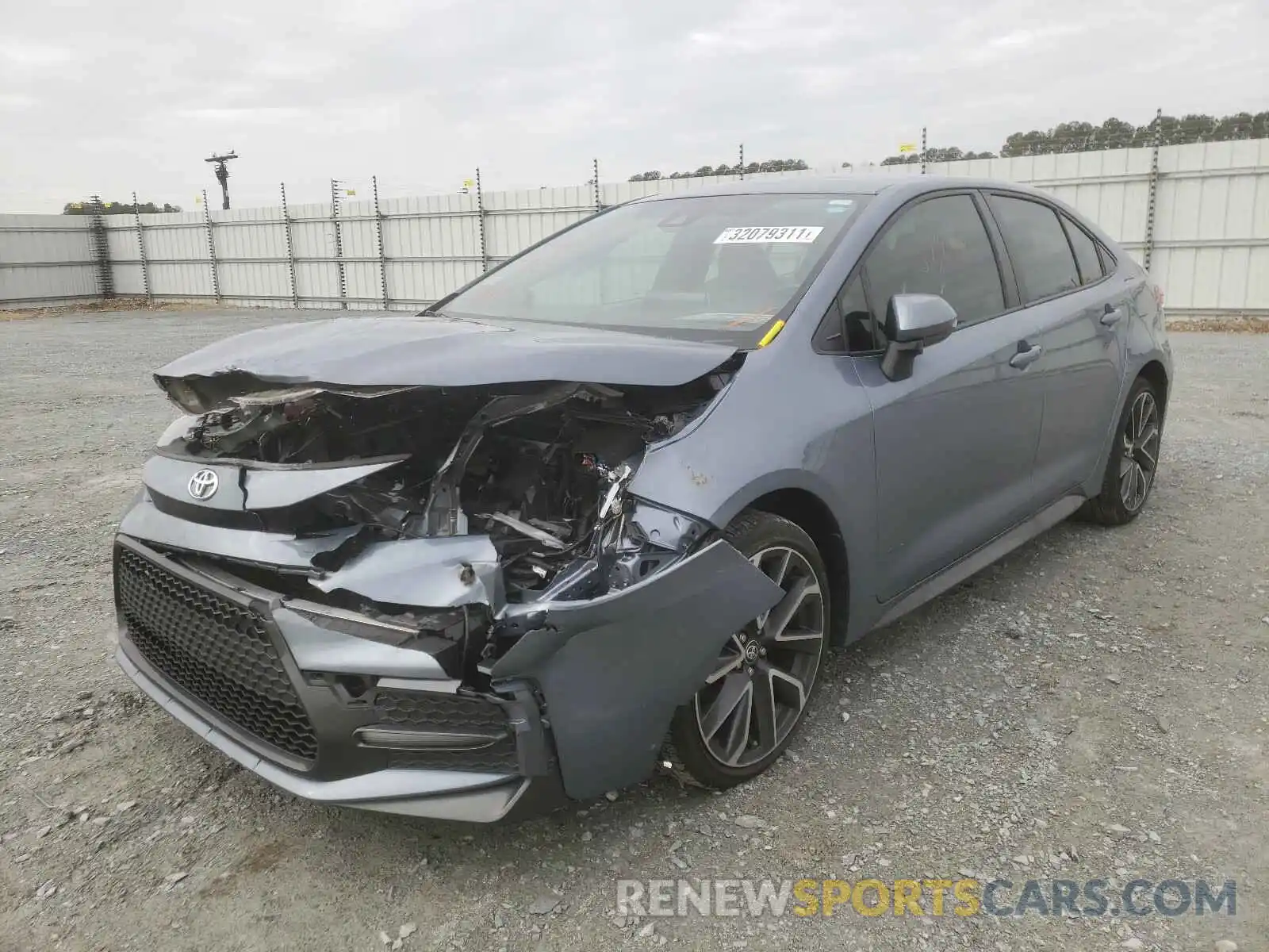 2 Photograph of a damaged car JTDS4RCE6LJ010281 TOYOTA COROLLA 2020