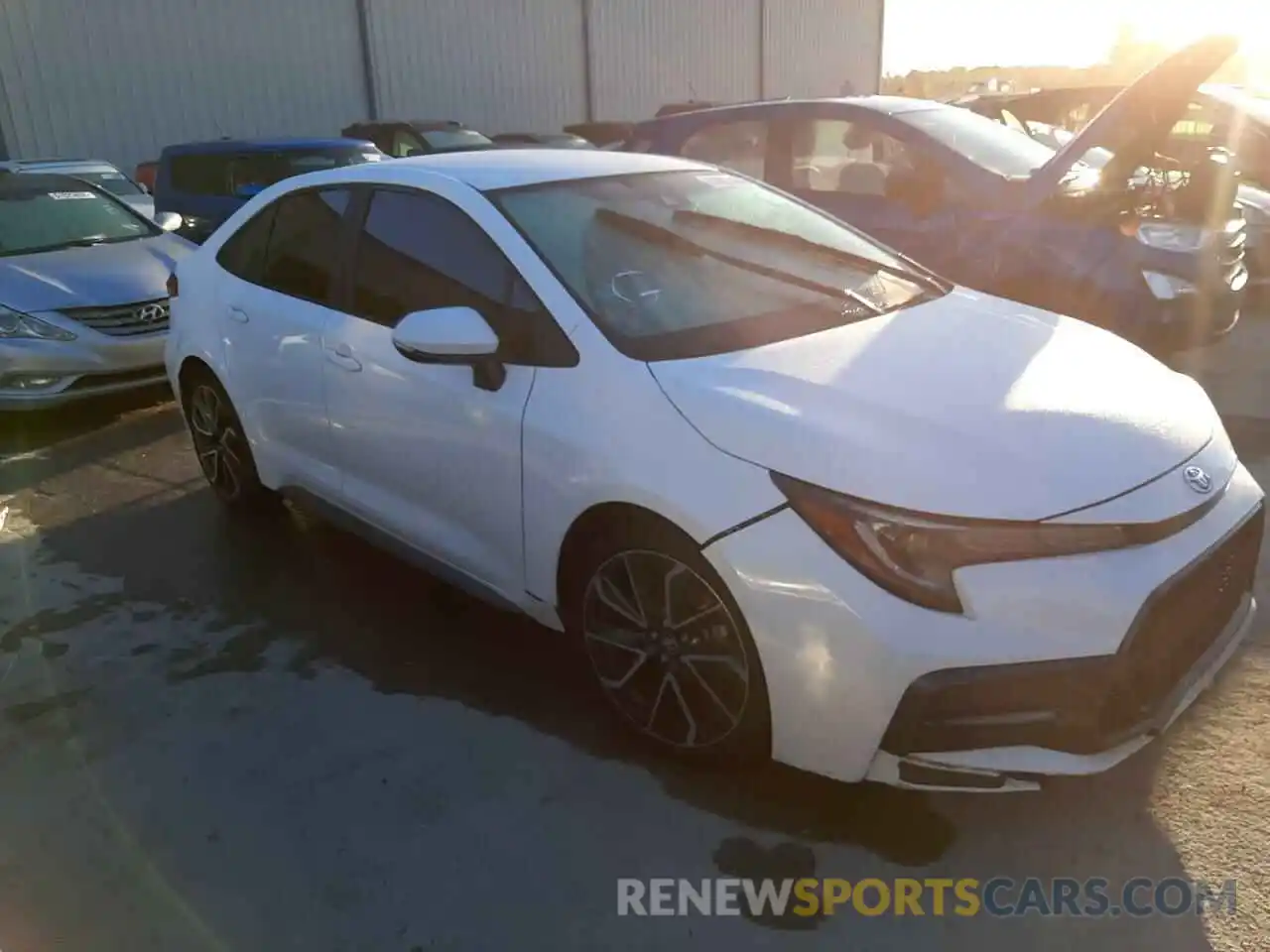 1 Photograph of a damaged car JTDS4RCE6LJ010765 TOYOTA COROLLA 2020