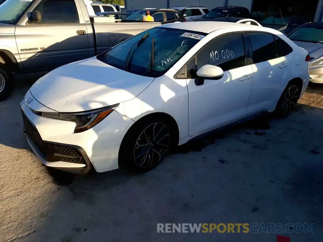 2 Photograph of a damaged car JTDS4RCE6LJ010765 TOYOTA COROLLA 2020