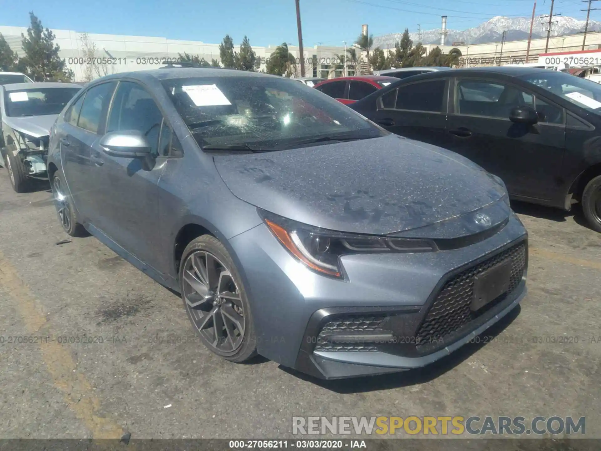 1 Photograph of a damaged car JTDS4RCE6LJ011429 TOYOTA COROLLA 2020