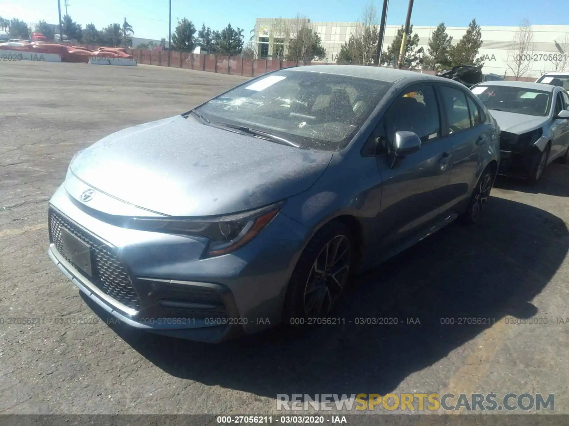 2 Photograph of a damaged car JTDS4RCE6LJ011429 TOYOTA COROLLA 2020