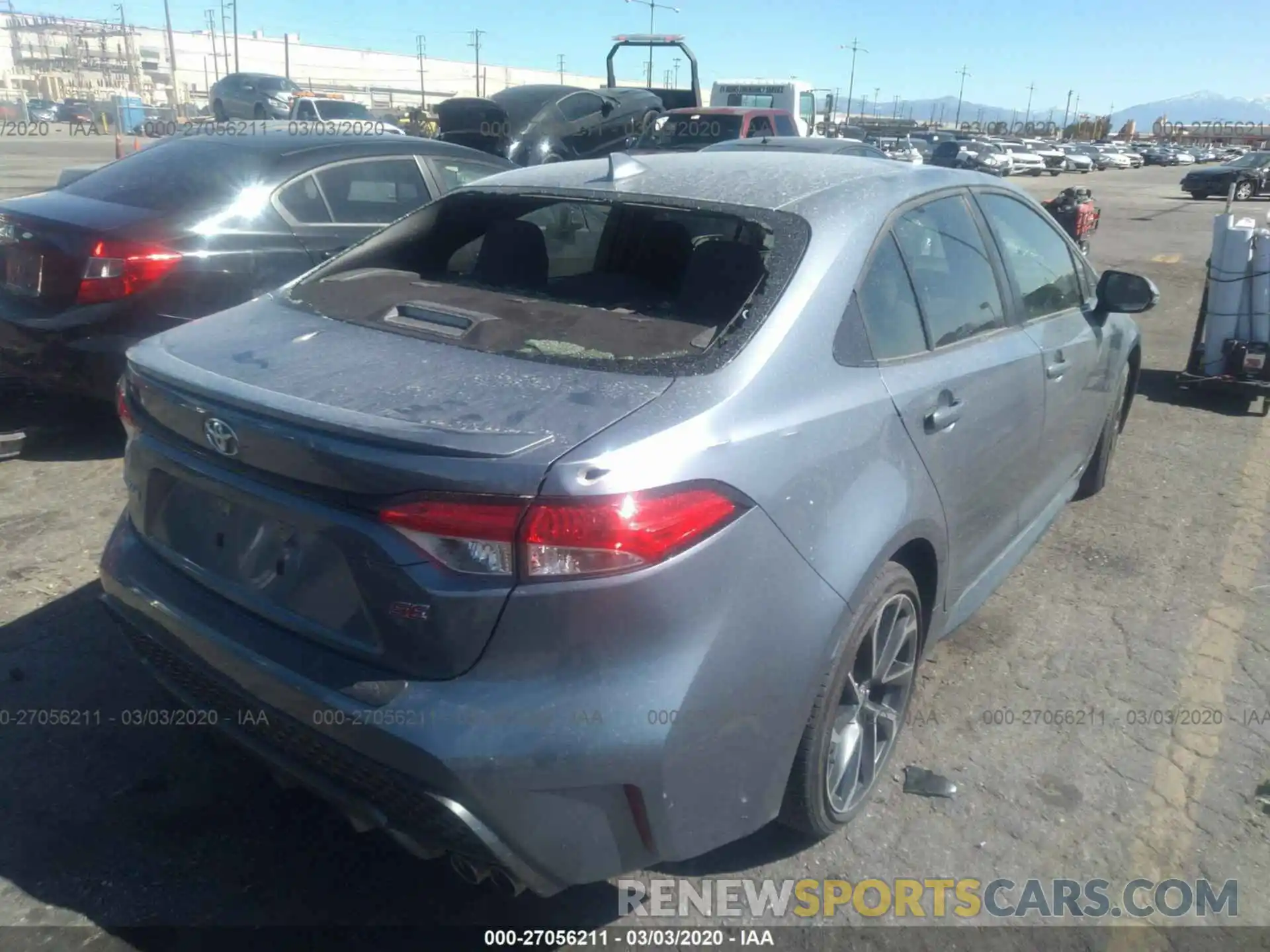 6 Photograph of a damaged car JTDS4RCE6LJ011429 TOYOTA COROLLA 2020