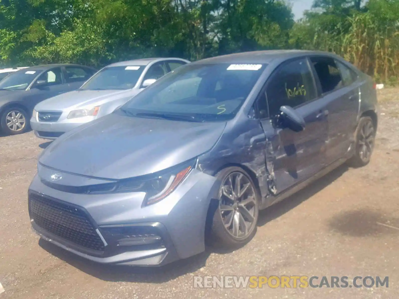 2 Photograph of a damaged car JTDS4RCE6LJ011446 TOYOTA COROLLA 2020