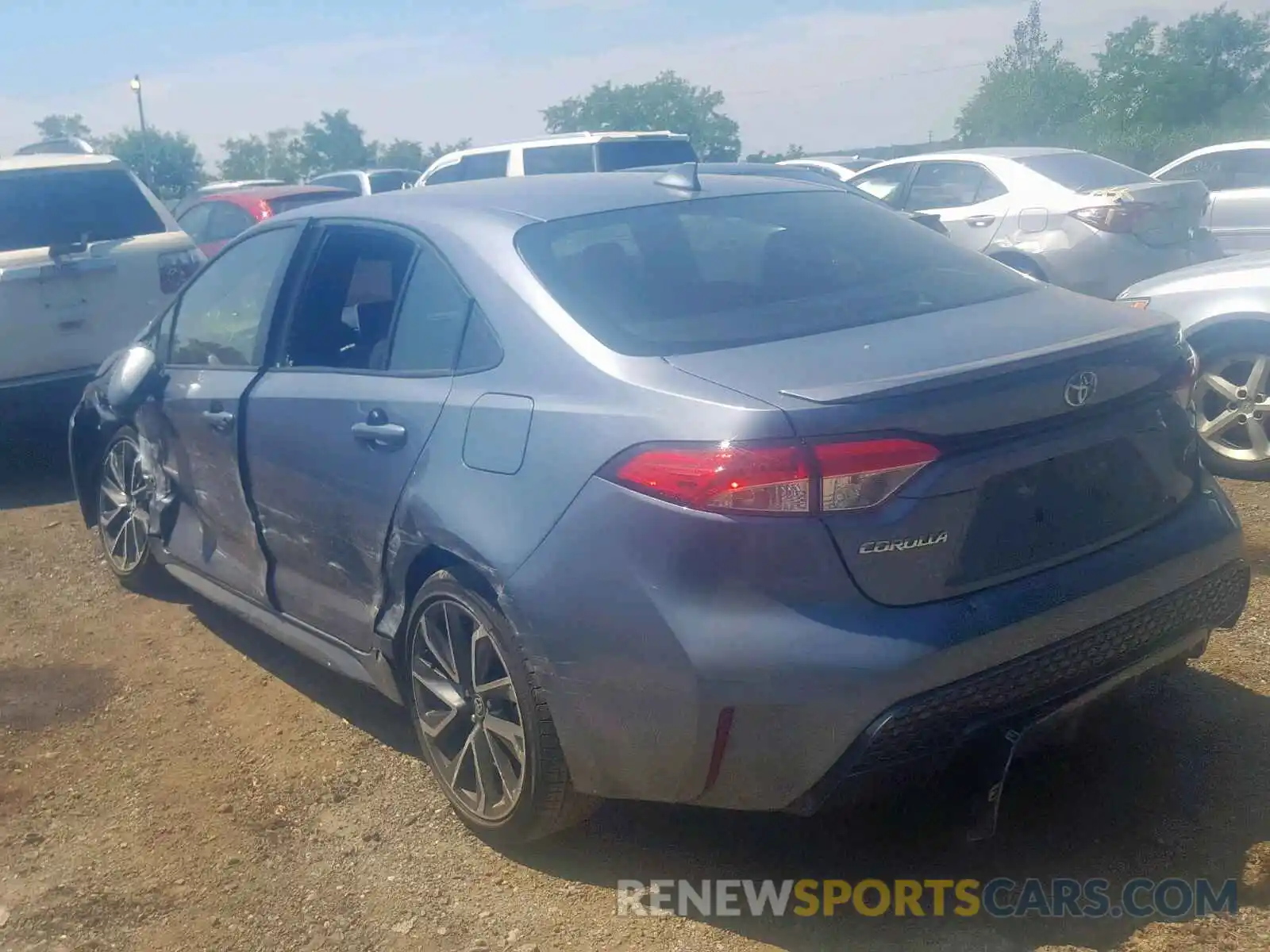 3 Photograph of a damaged car JTDS4RCE6LJ011446 TOYOTA COROLLA 2020