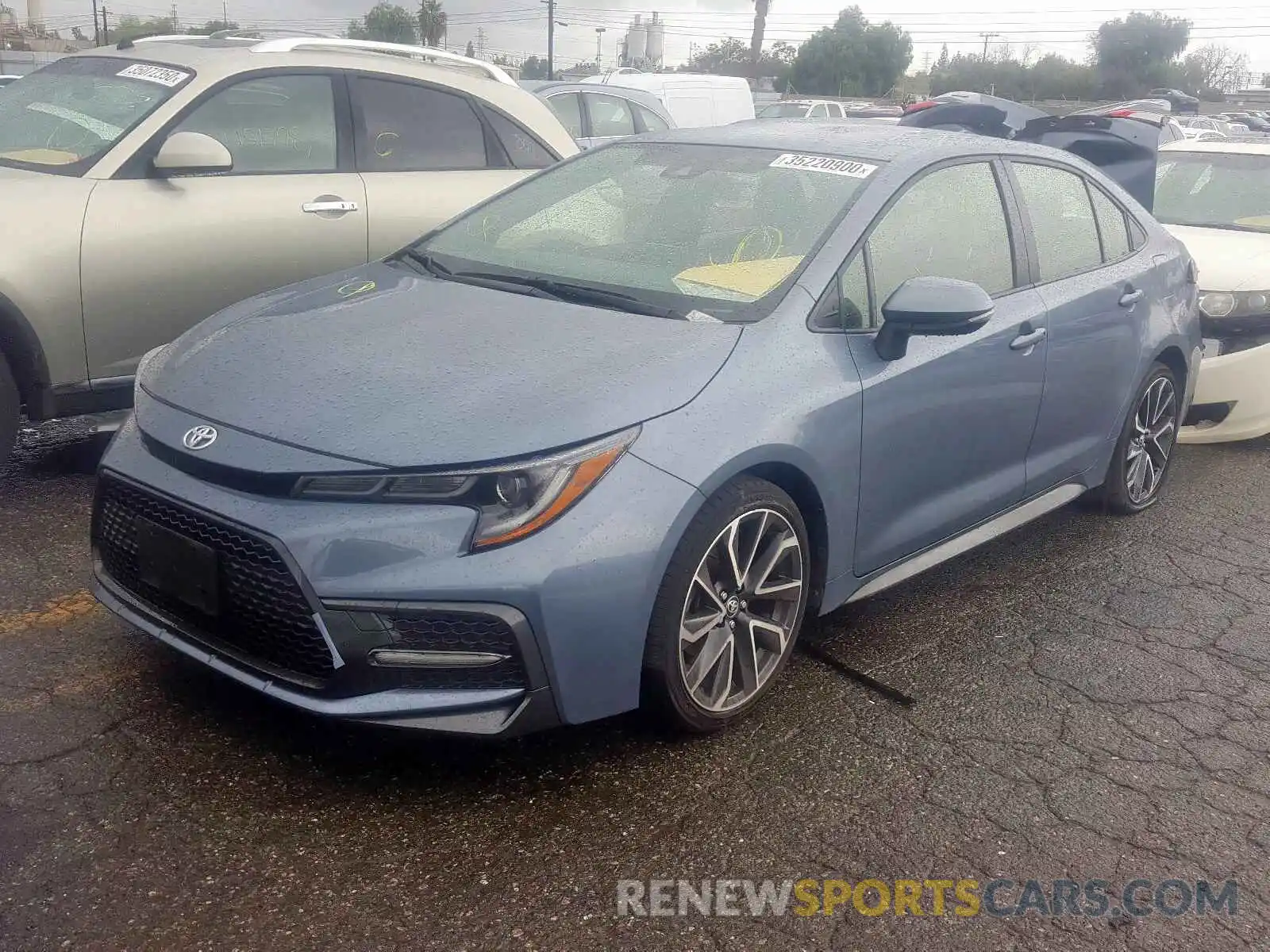 2 Photograph of a damaged car JTDS4RCE6LJ012418 TOYOTA COROLLA 2020