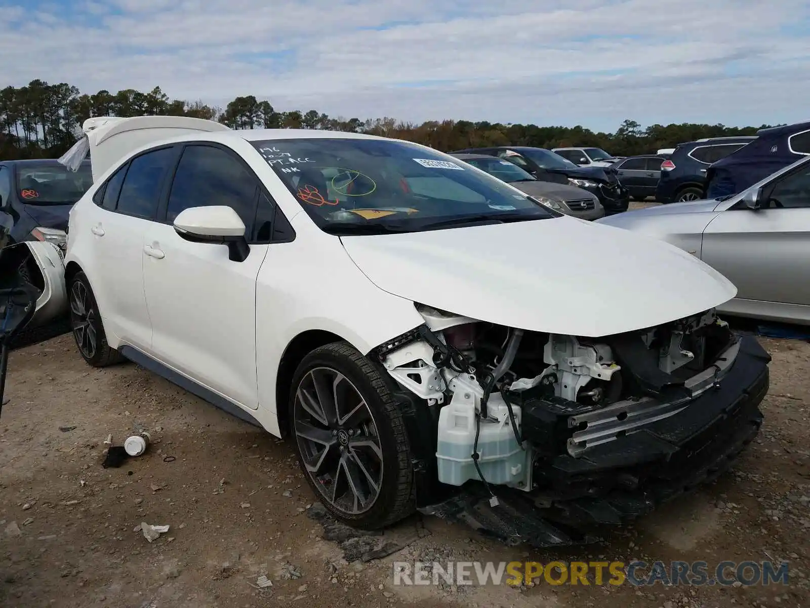 1 Photograph of a damaged car JTDS4RCE6LJ012564 TOYOTA COROLLA 2020