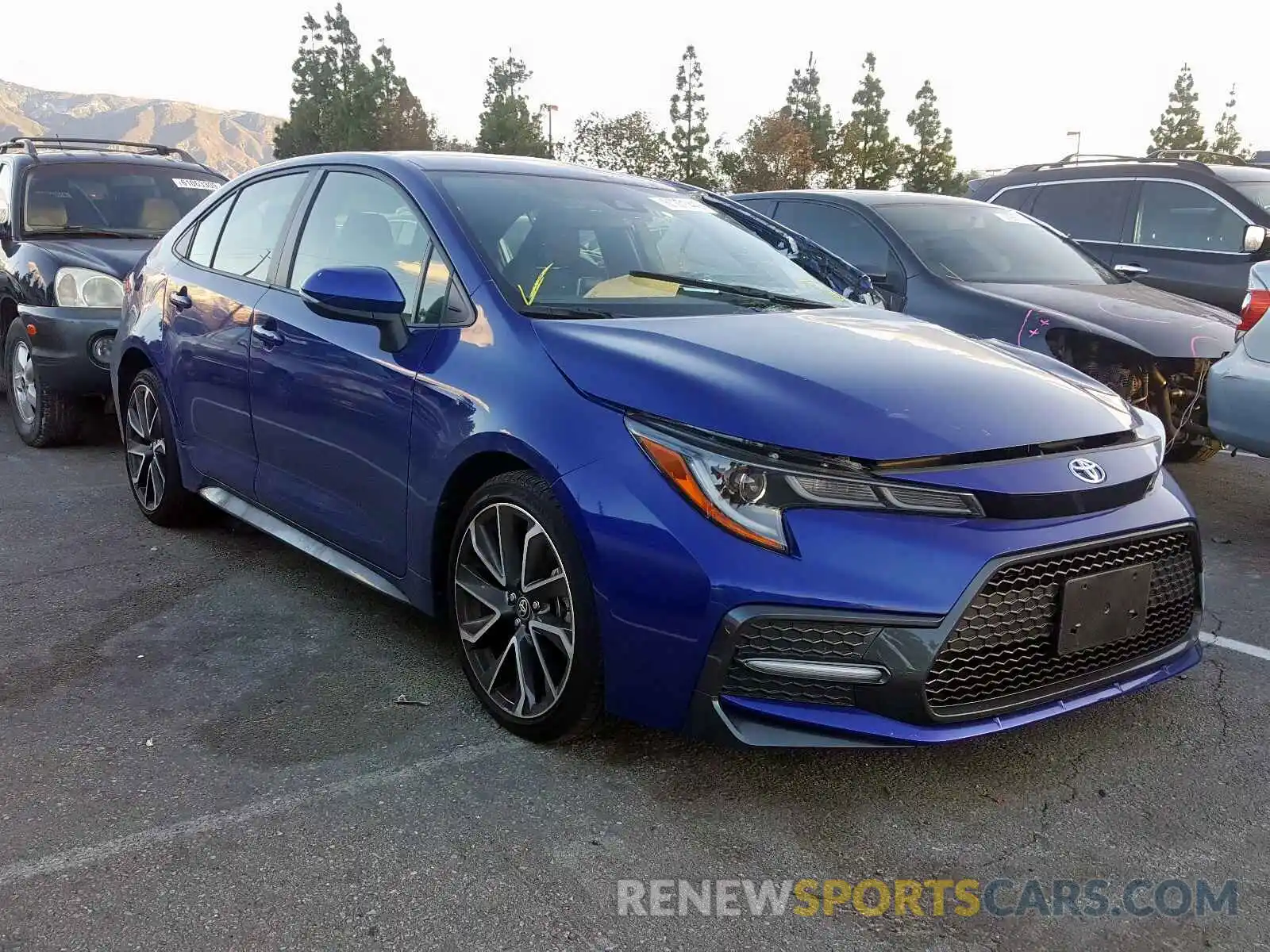 1 Photograph of a damaged car JTDS4RCE6LJ012886 TOYOTA COROLLA 2020