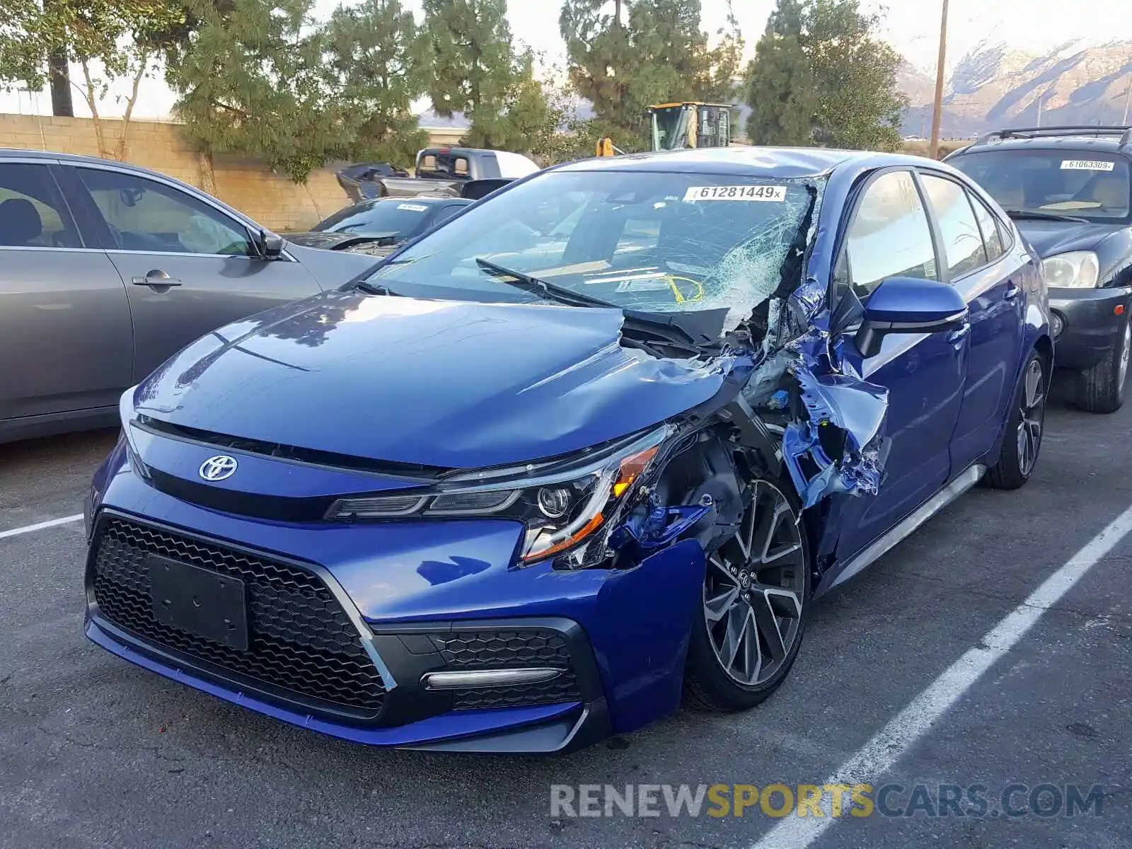 2 Photograph of a damaged car JTDS4RCE6LJ012886 TOYOTA COROLLA 2020