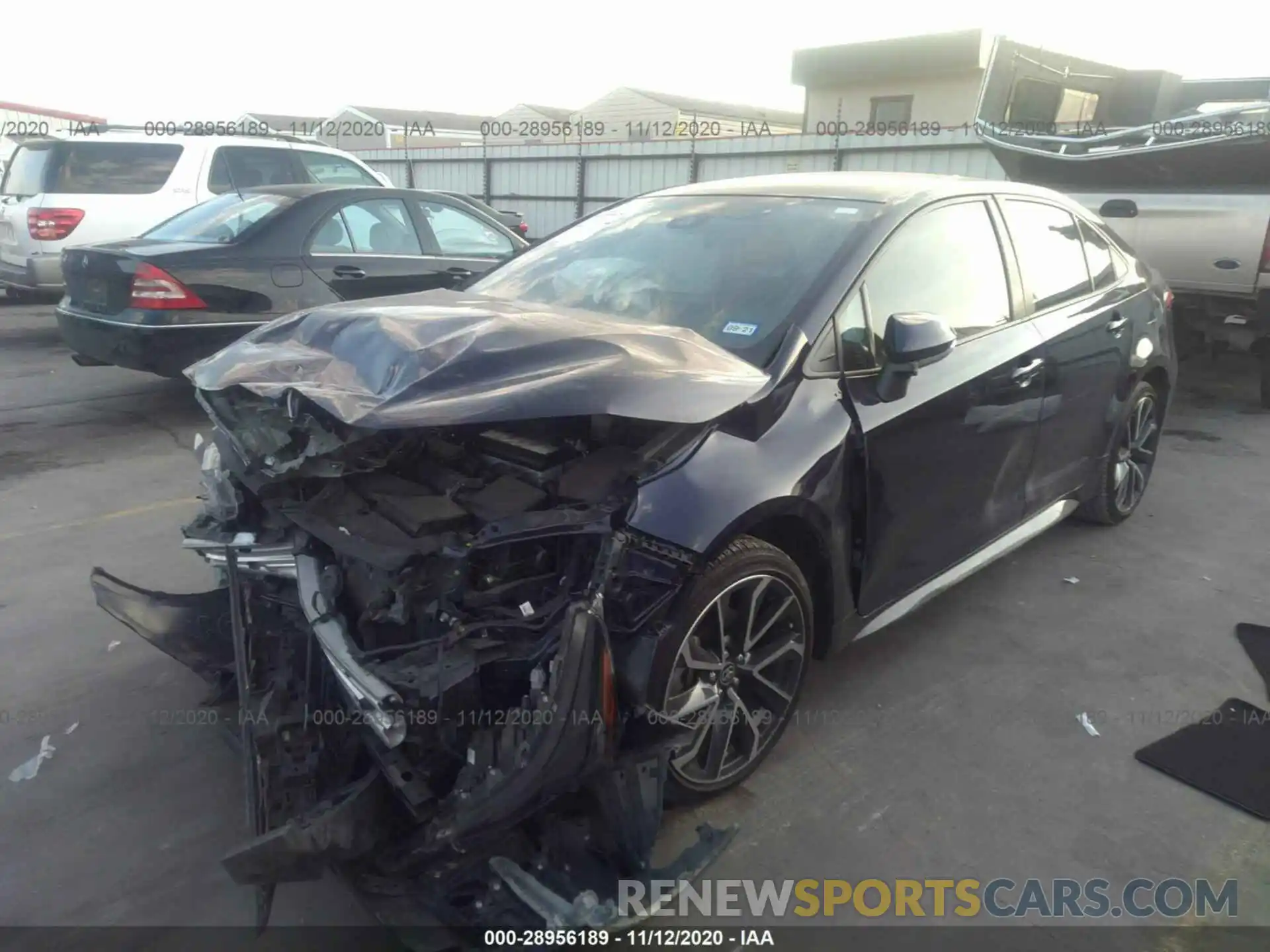 2 Photograph of a damaged car JTDS4RCE6LJ013424 TOYOTA COROLLA 2020