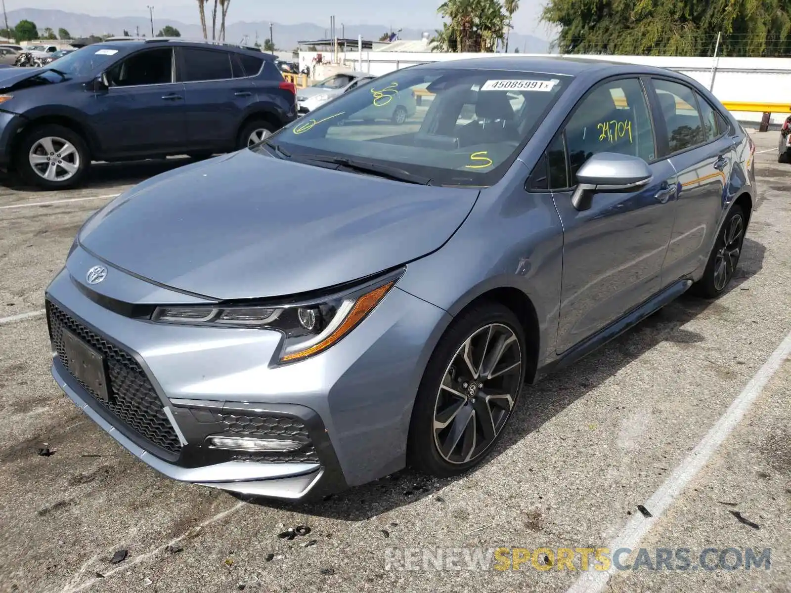 2 Photograph of a damaged car JTDS4RCE6LJ013469 TOYOTA COROLLA 2020