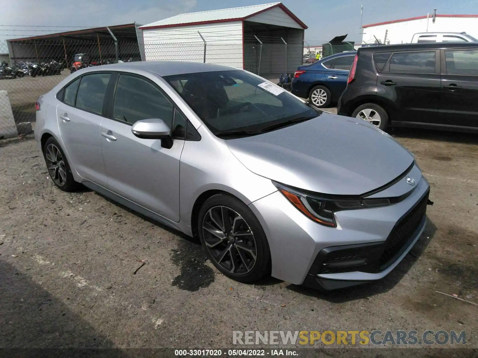 1 Photograph of a damaged car JTDS4RCE6LJ014718 TOYOTA COROLLA 2020