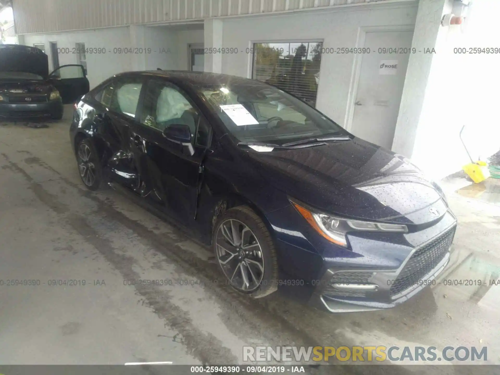 1 Photograph of a damaged car JTDS4RCE6LJ016422 TOYOTA COROLLA 2020