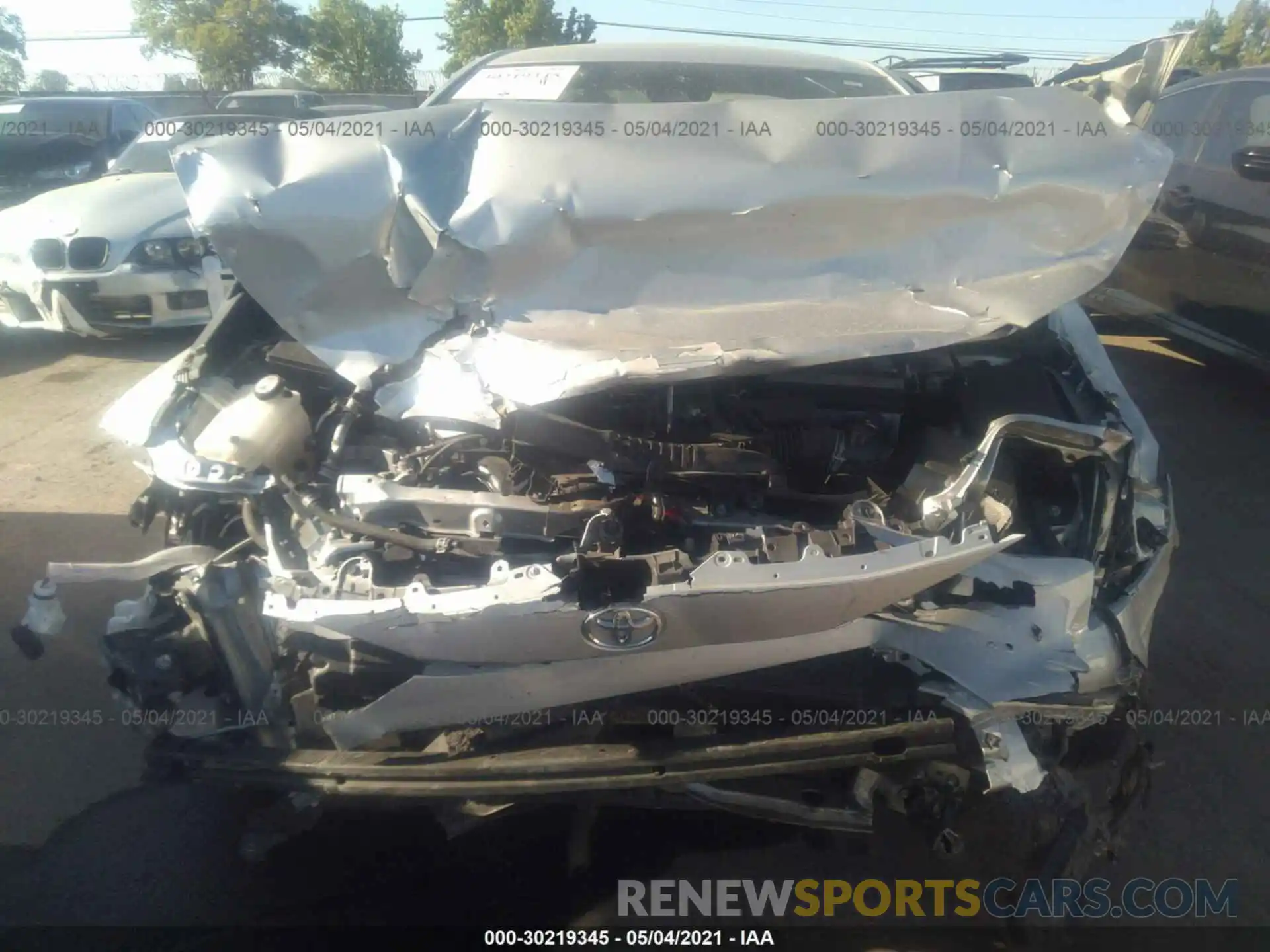 6 Photograph of a damaged car JTDS4RCE6LJ017456 TOYOTA COROLLA 2020