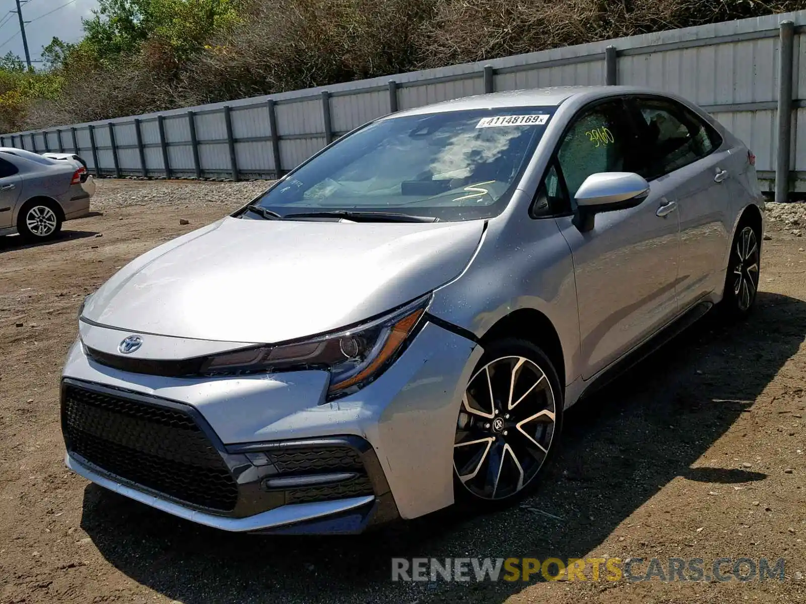 2 Photograph of a damaged car JTDS4RCE6LJ017795 TOYOTA COROLLA 2020