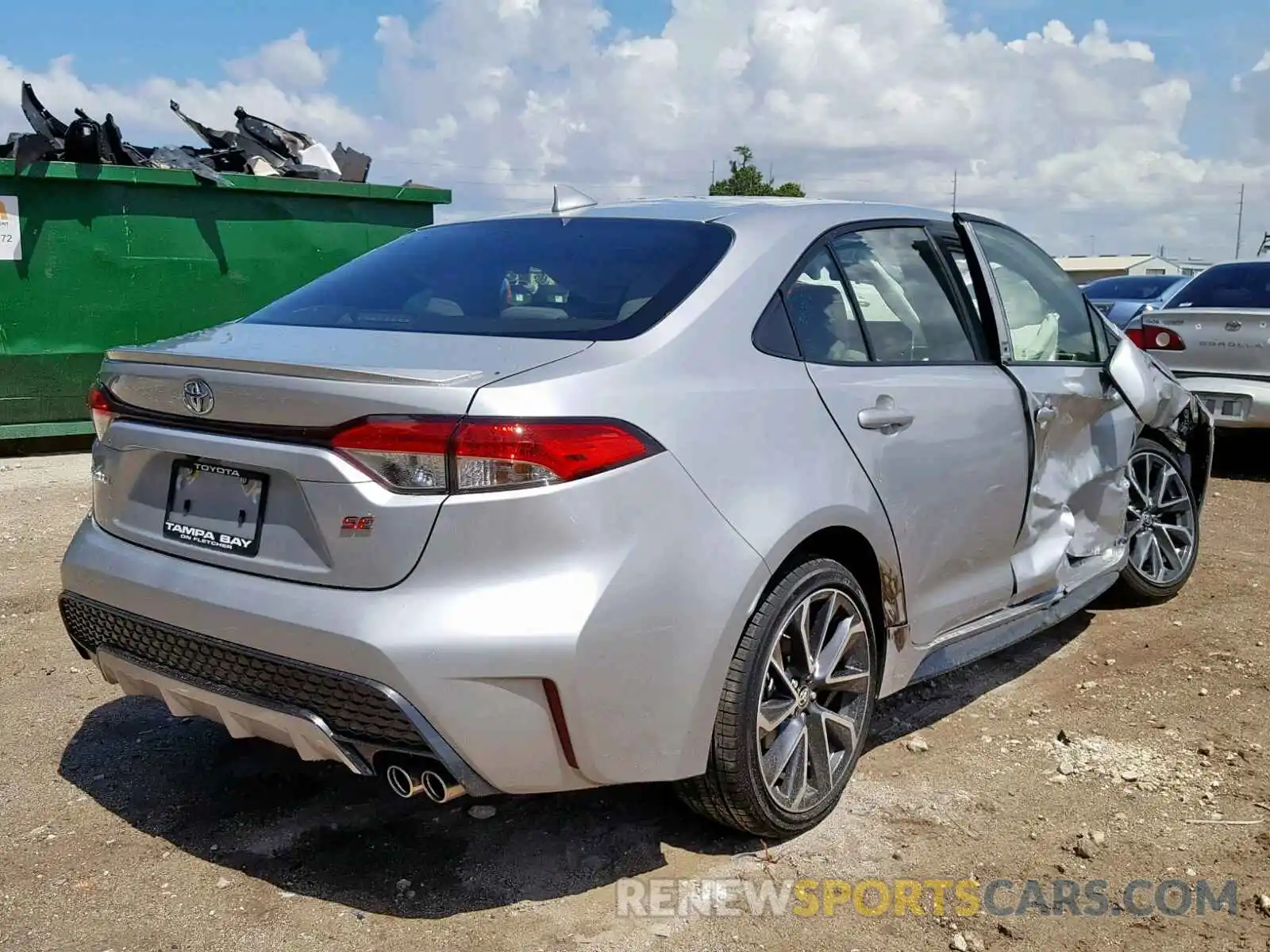 4 Photograph of a damaged car JTDS4RCE6LJ017795 TOYOTA COROLLA 2020