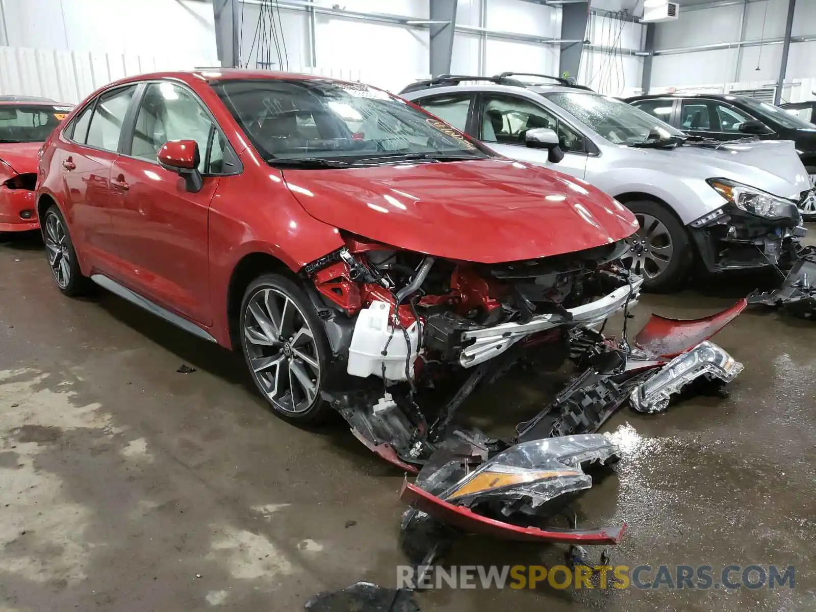 1 Photograph of a damaged car JTDS4RCE6LJ018445 TOYOTA COROLLA 2020