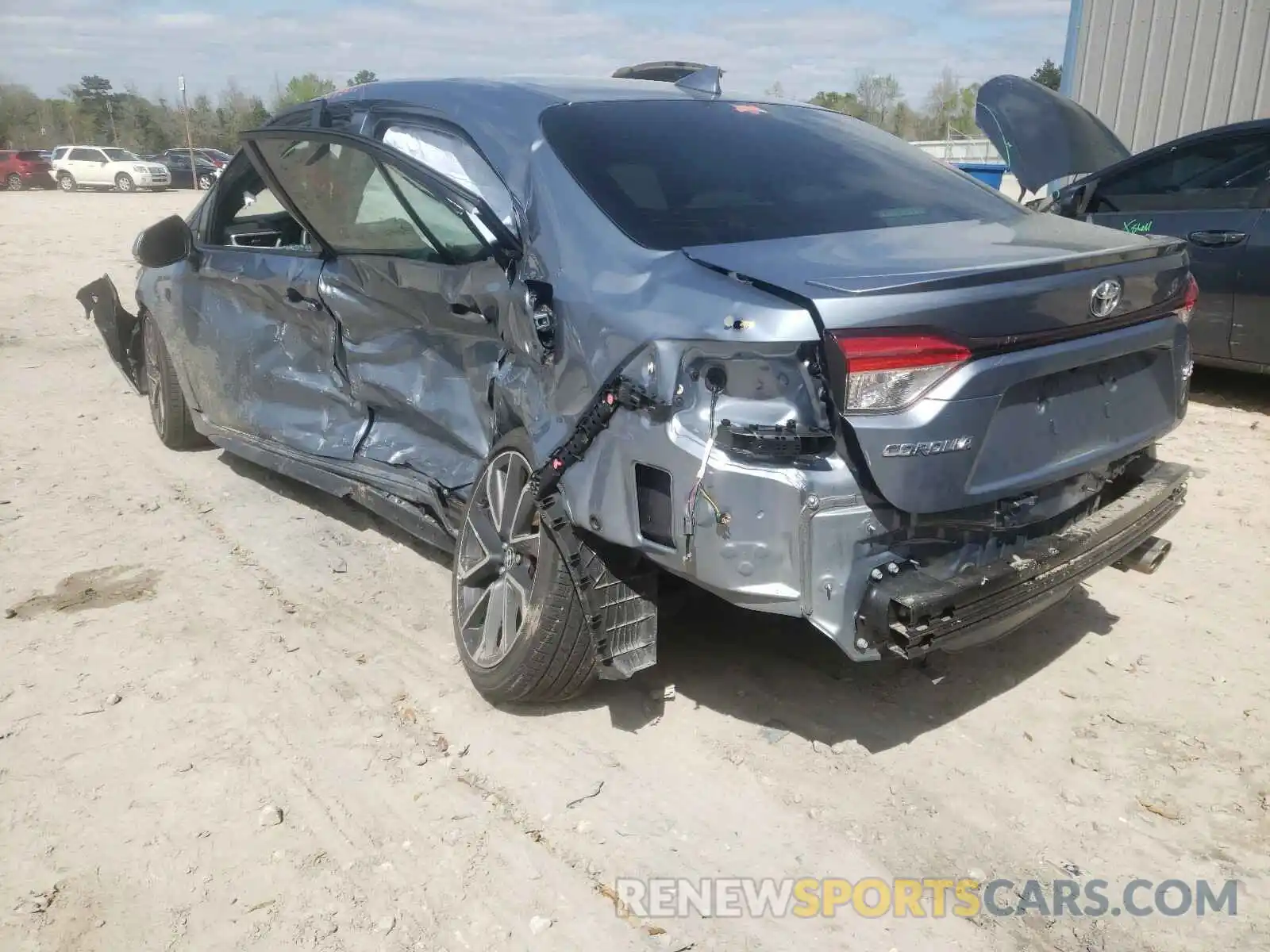 3 Photograph of a damaged car JTDS4RCE6LJ019501 TOYOTA COROLLA 2020