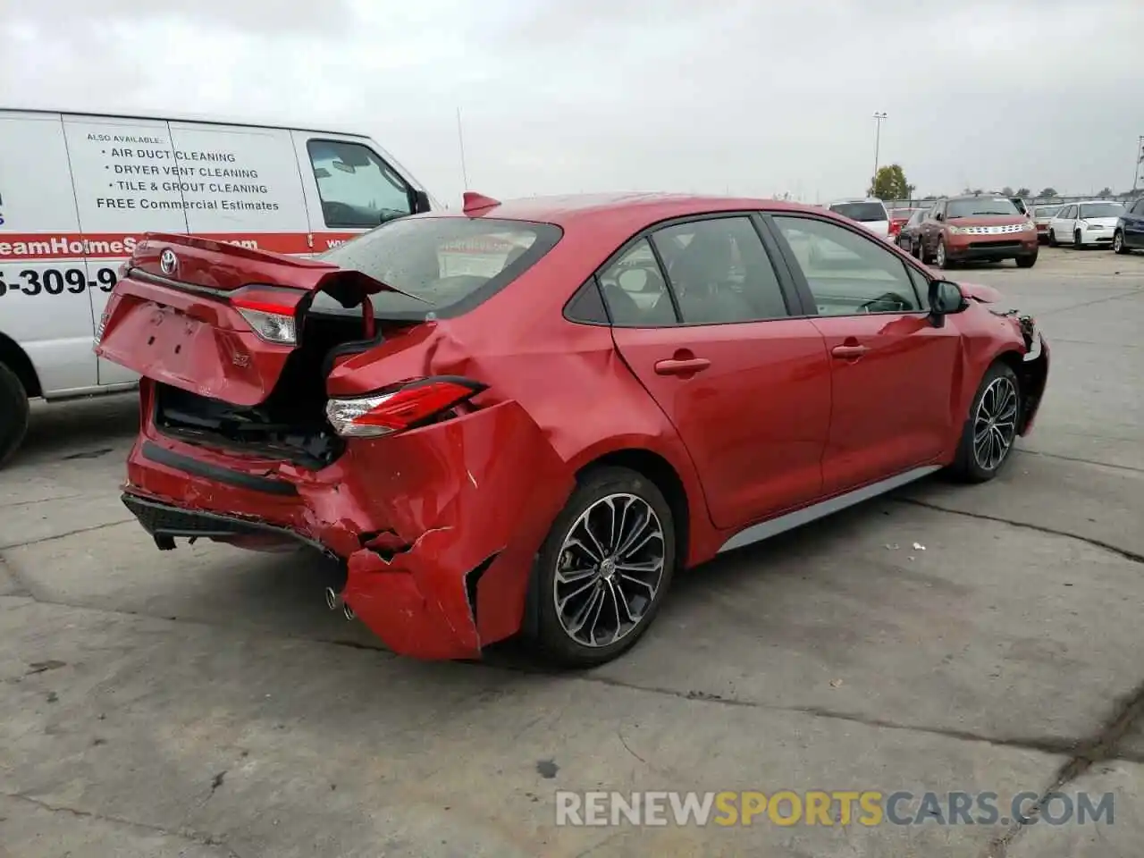 4 Photograph of a damaged car JTDS4RCE6LJ020051 TOYOTA COROLLA 2020