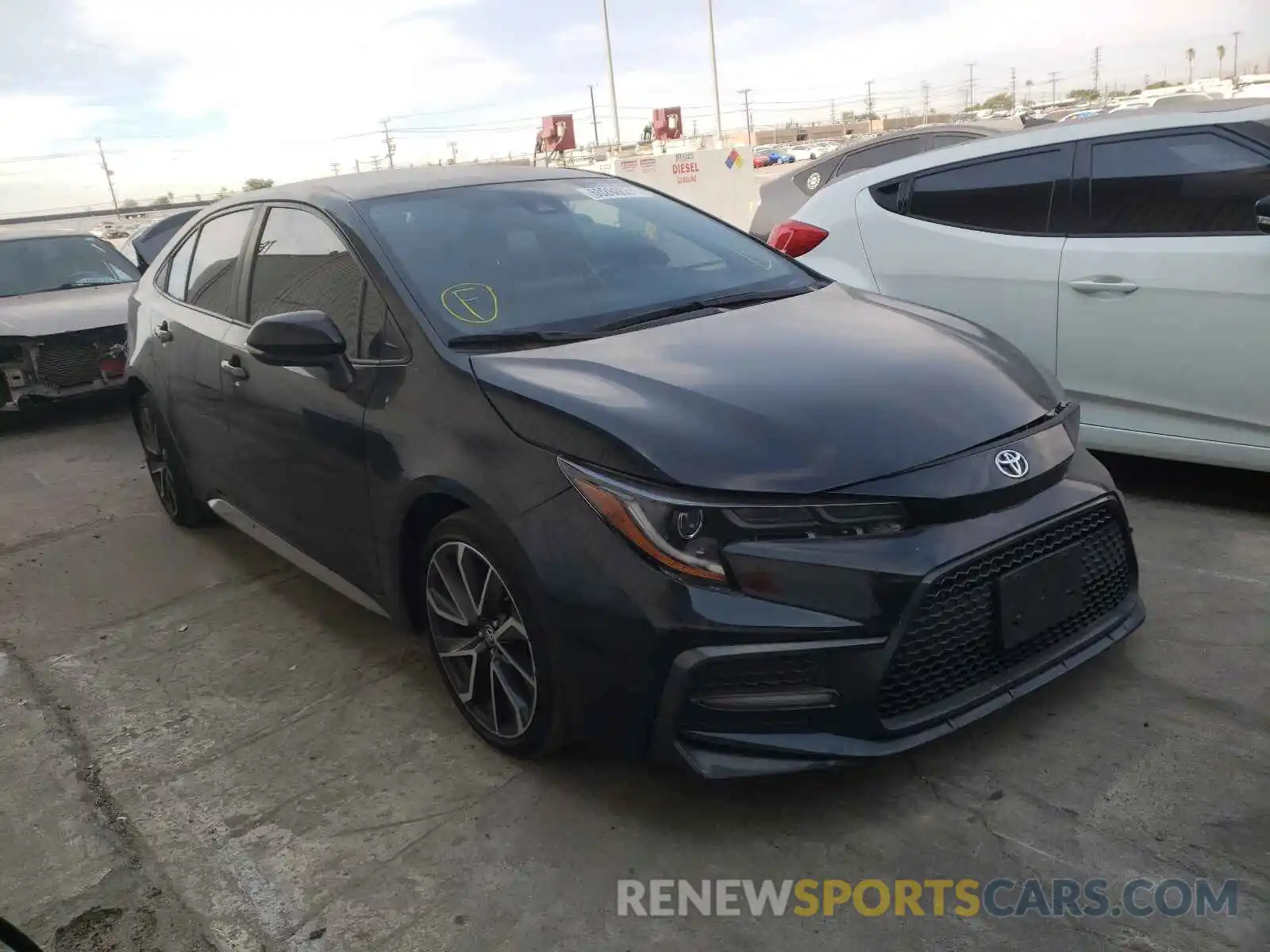 1 Photograph of a damaged car JTDS4RCE6LJ020289 TOYOTA COROLLA 2020