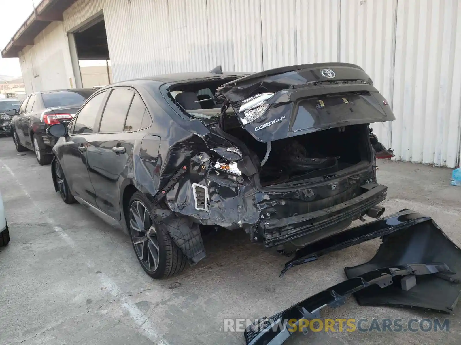 3 Photograph of a damaged car JTDS4RCE6LJ020289 TOYOTA COROLLA 2020