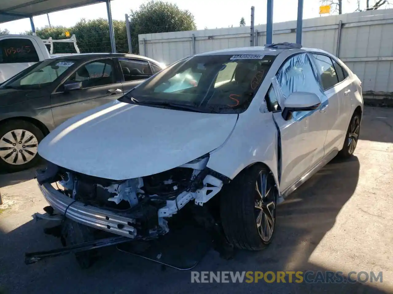 2 Photograph of a damaged car JTDS4RCE6LJ020826 TOYOTA COROLLA 2020