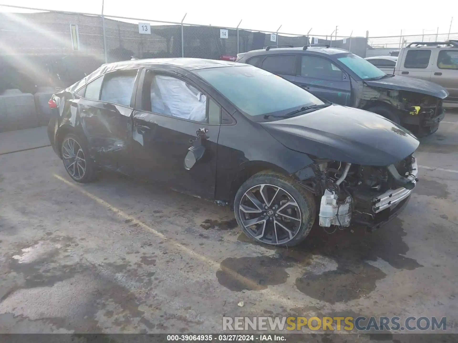 1 Photograph of a damaged car JTDS4RCE6LJ020986 TOYOTA COROLLA 2020