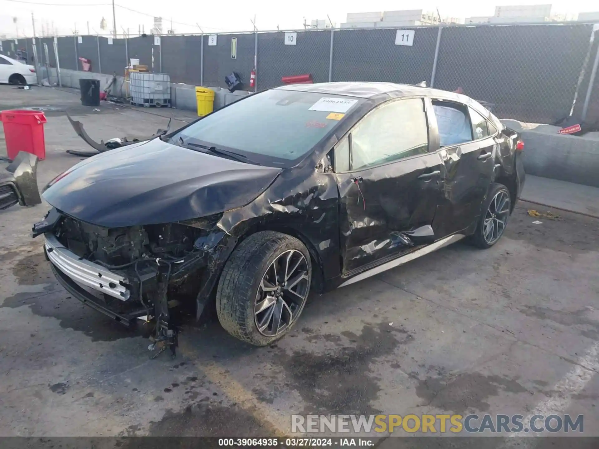 2 Photograph of a damaged car JTDS4RCE6LJ020986 TOYOTA COROLLA 2020