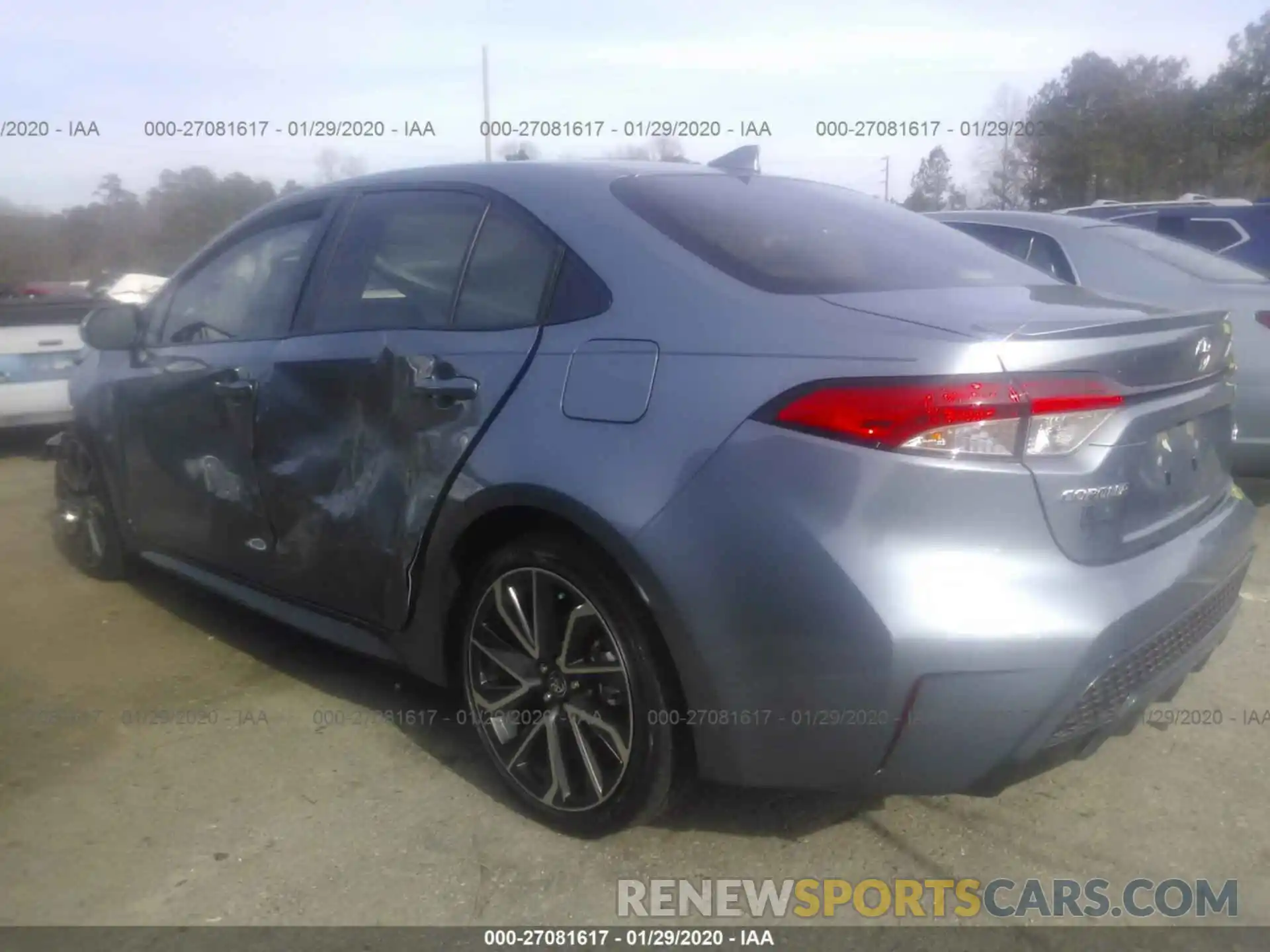 3 Photograph of a damaged car JTDS4RCE6LJ021104 TOYOTA COROLLA 2020