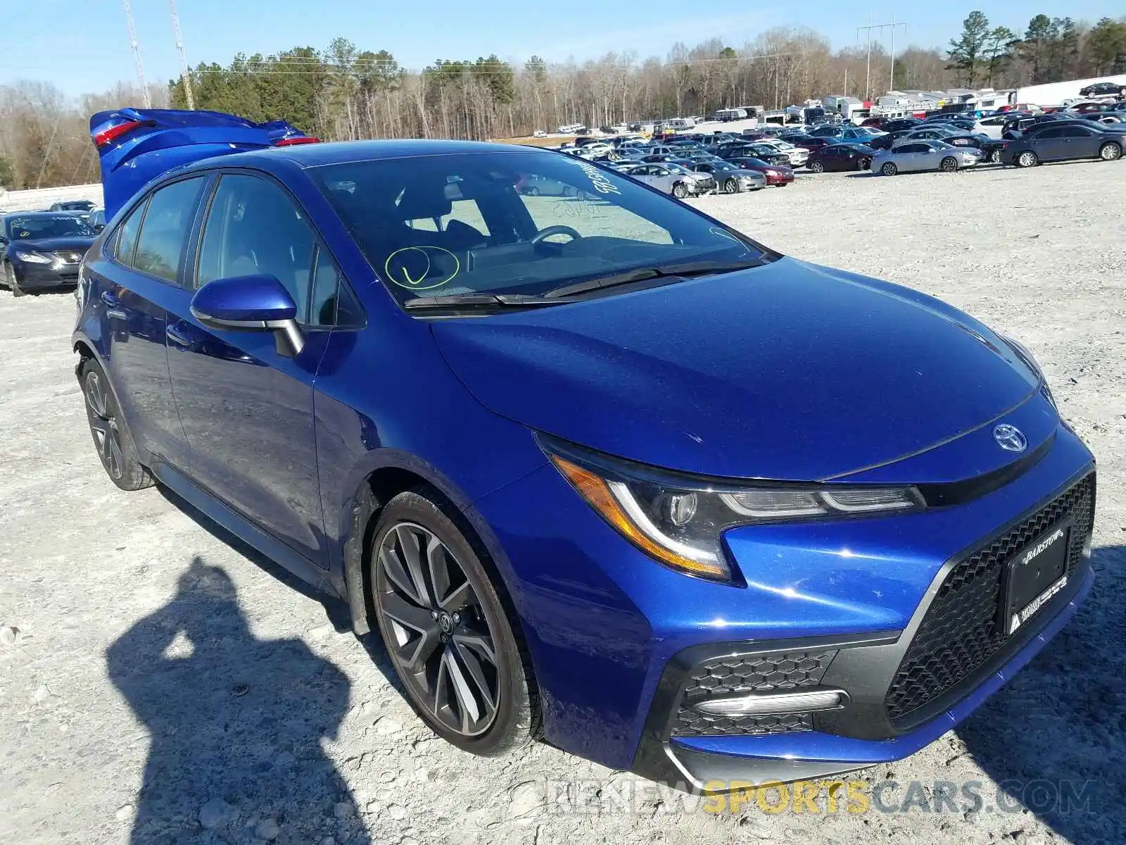 1 Photograph of a damaged car JTDS4RCE6LJ021233 TOYOTA COROLLA 2020