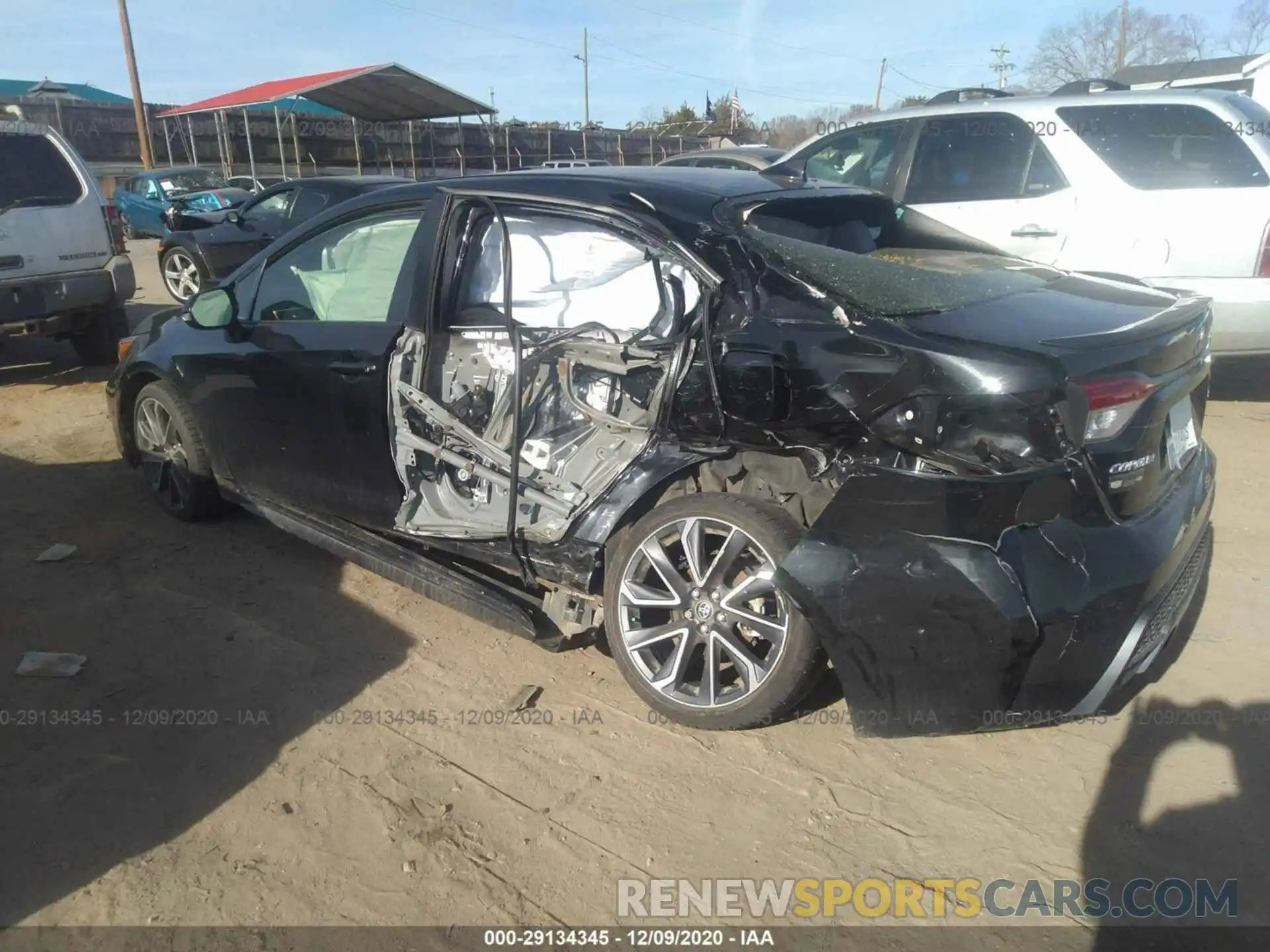 3 Photograph of a damaged car JTDS4RCE6LJ021328 TOYOTA COROLLA 2020