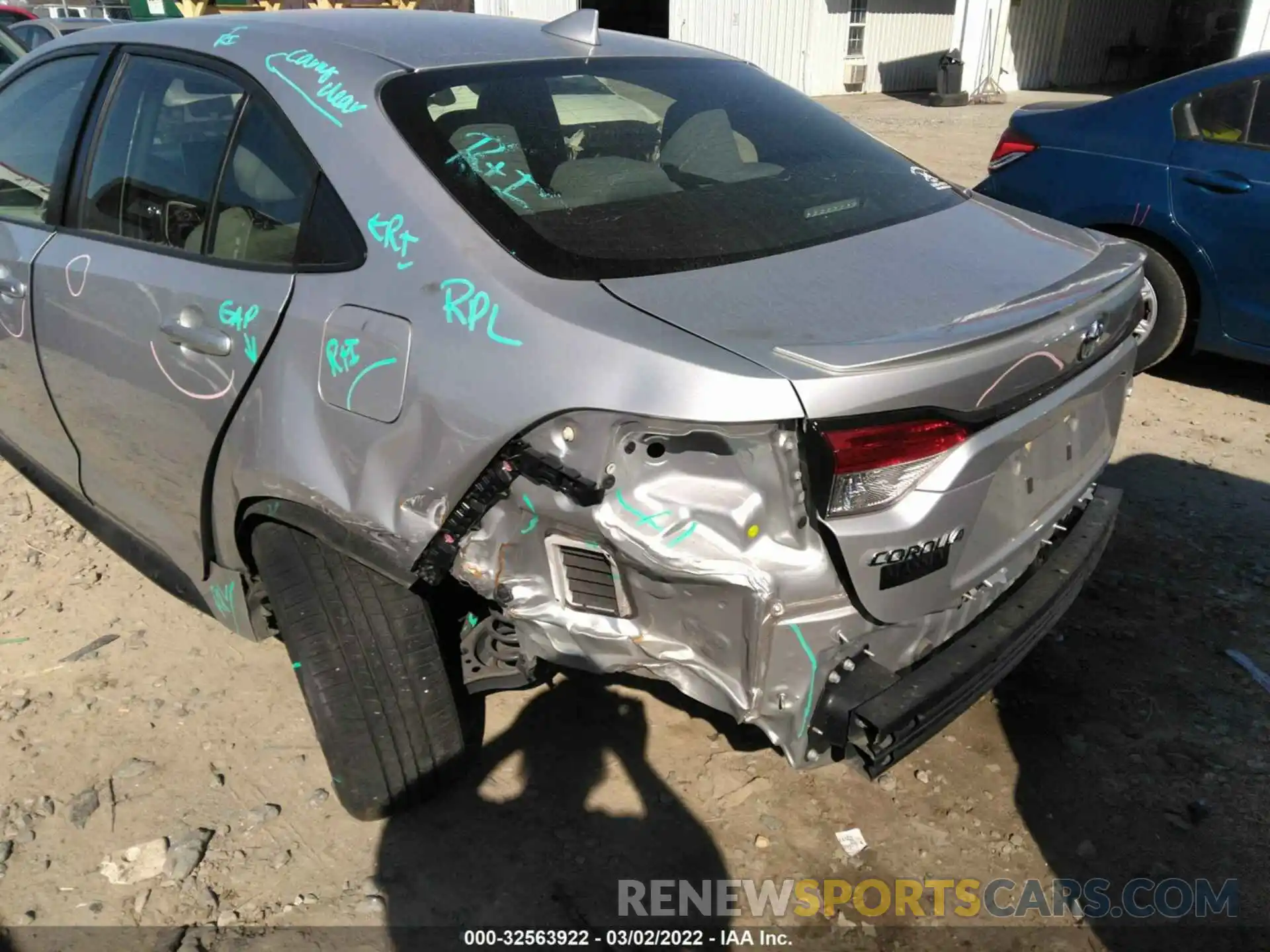 6 Photograph of a damaged car JTDS4RCE6LJ021605 TOYOTA COROLLA 2020