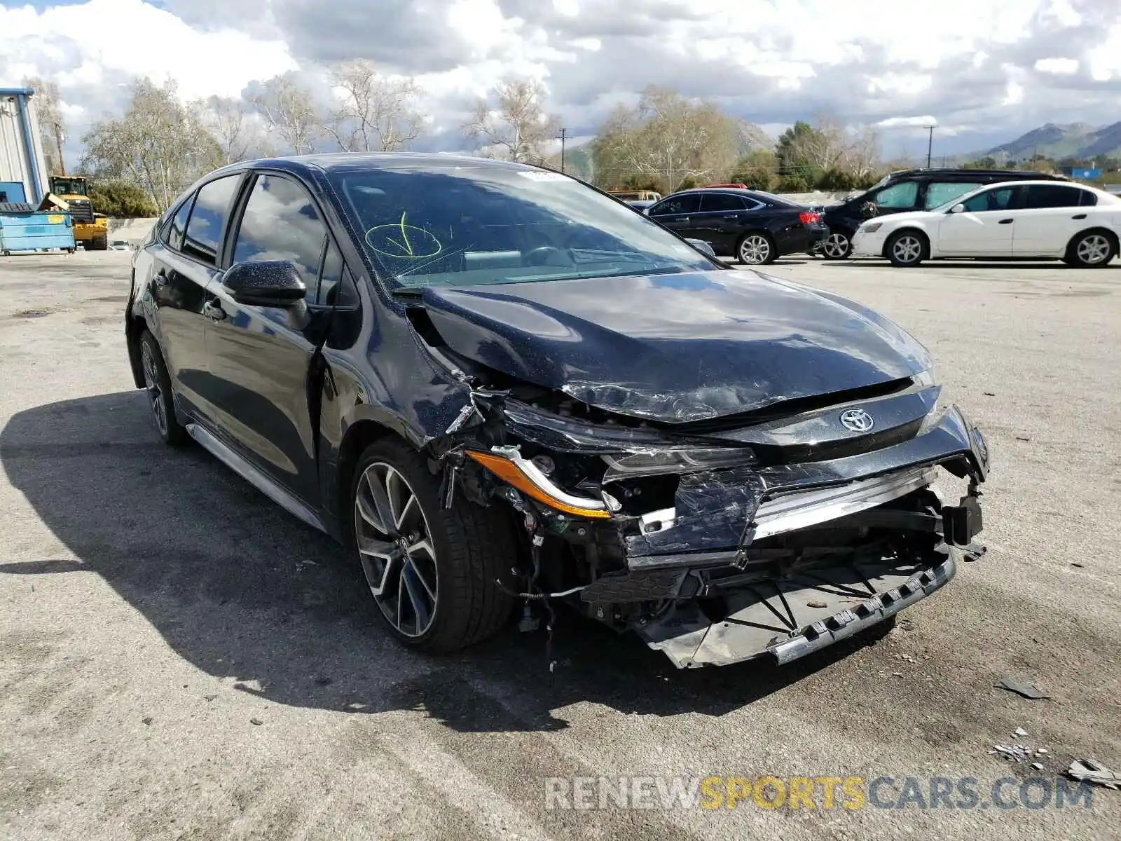 1 Photograph of a damaged car JTDS4RCE6LJ021829 TOYOTA COROLLA 2020