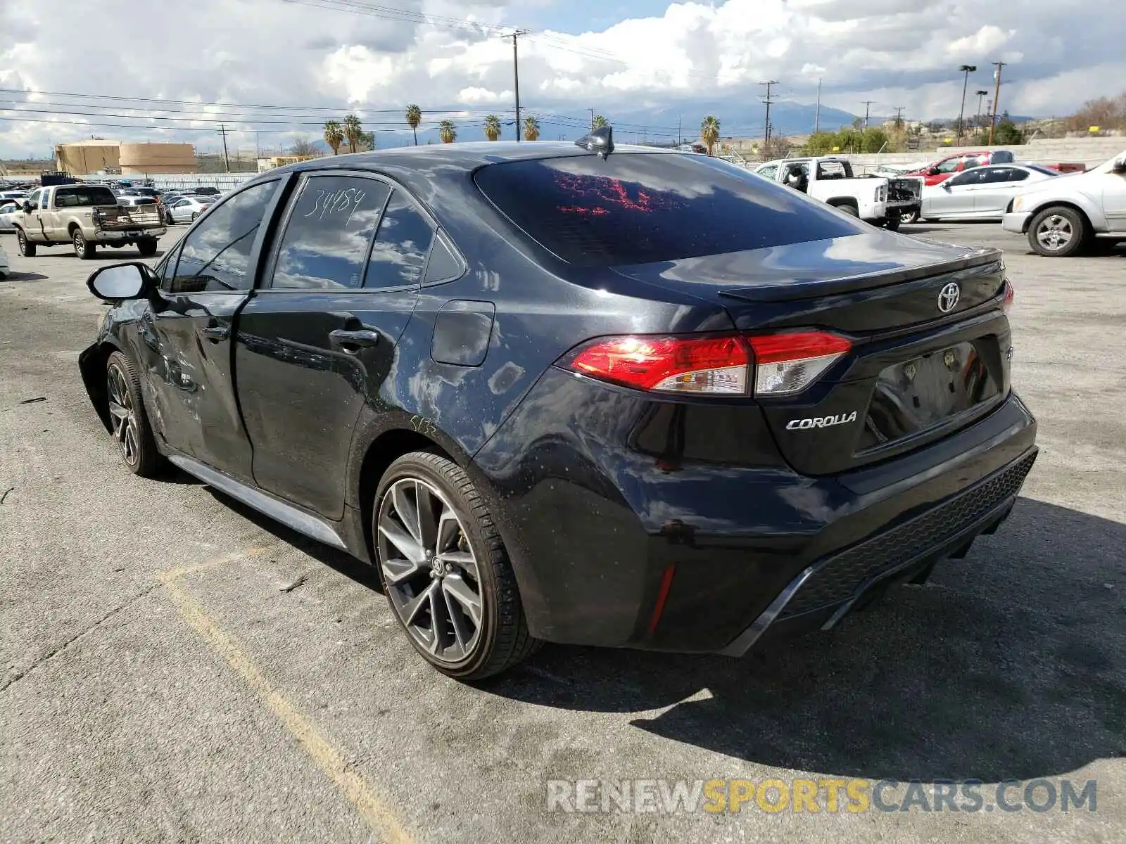 3 Photograph of a damaged car JTDS4RCE6LJ021829 TOYOTA COROLLA 2020