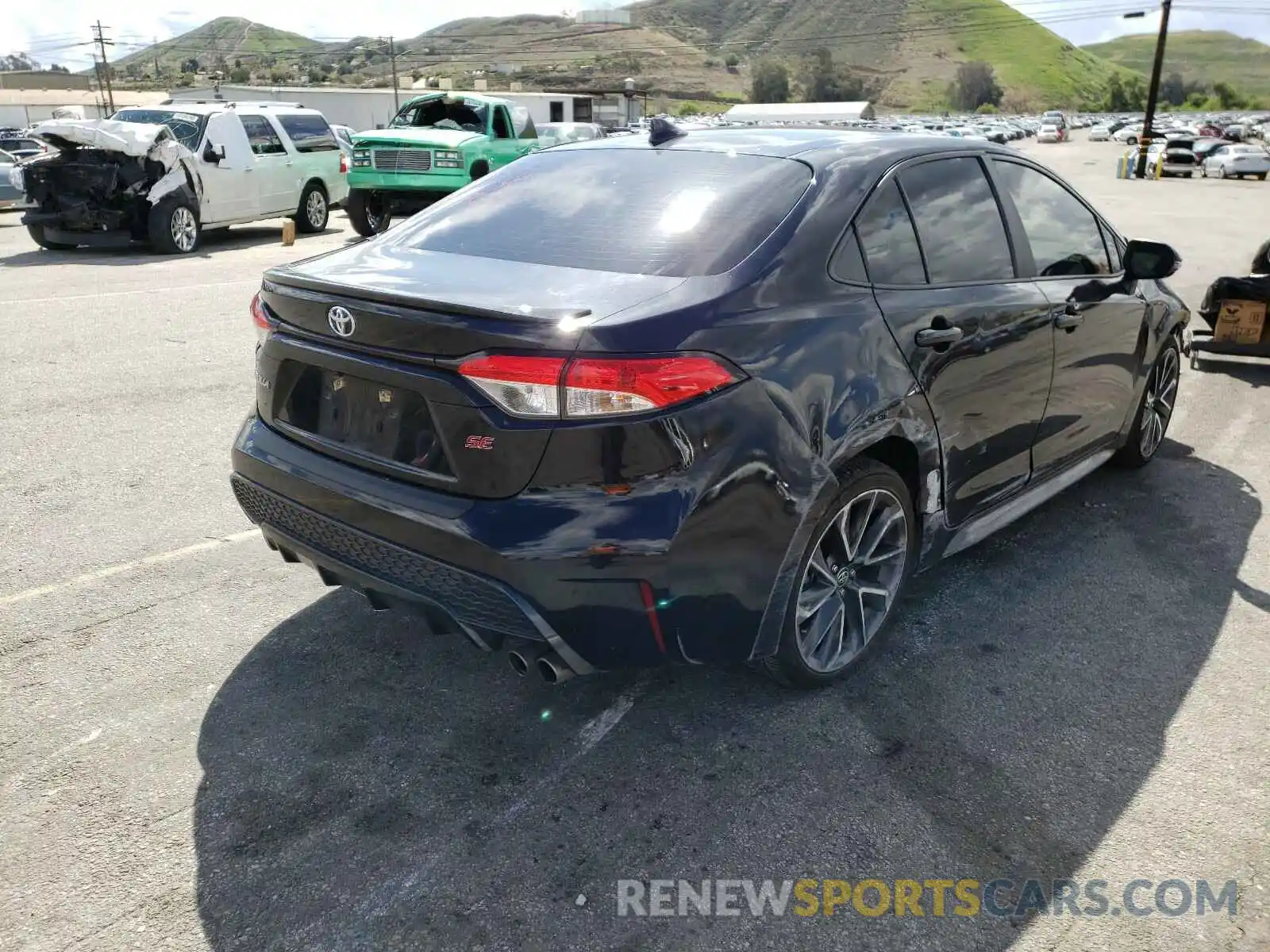 4 Photograph of a damaged car JTDS4RCE6LJ021829 TOYOTA COROLLA 2020