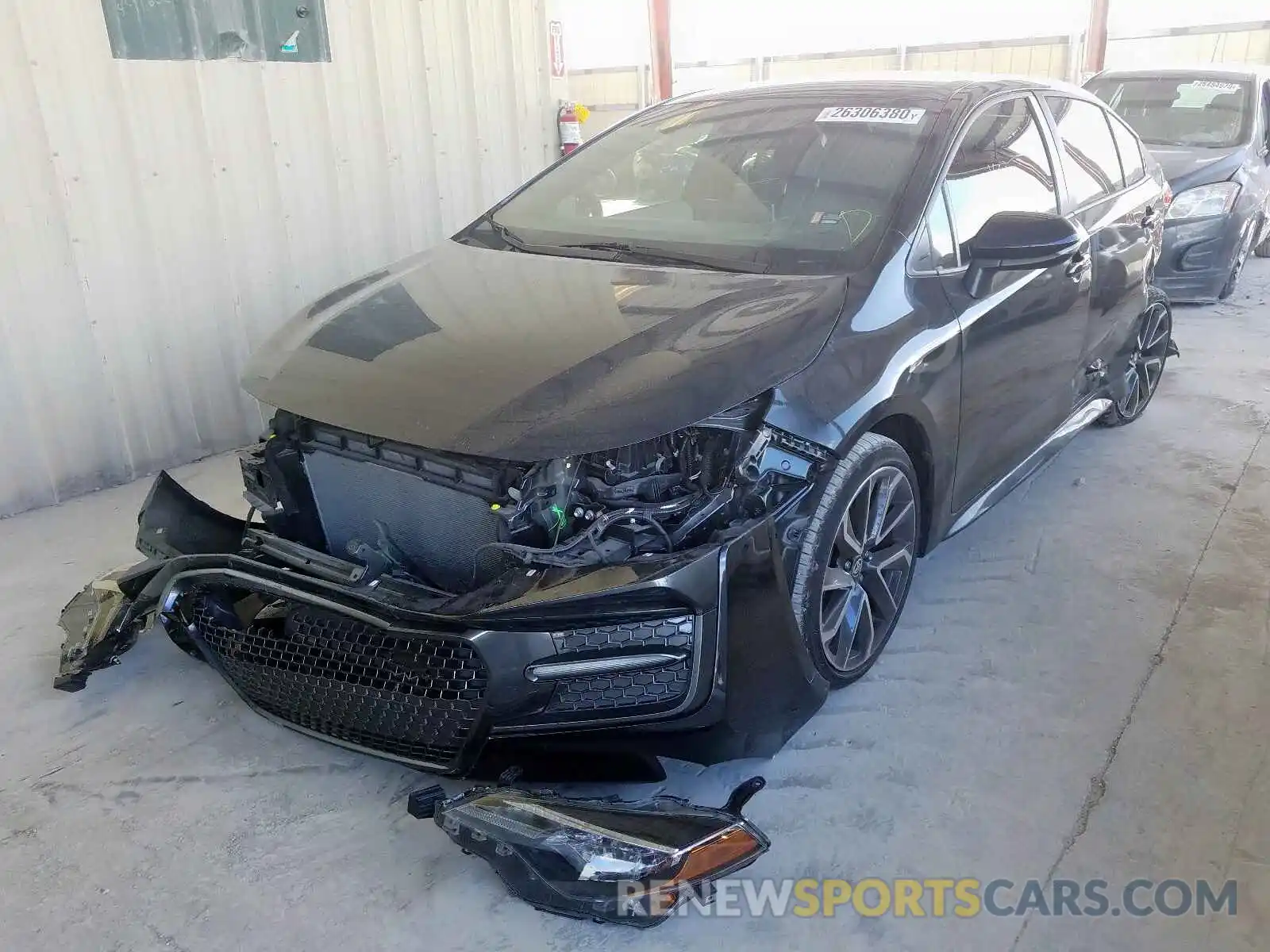 2 Photograph of a damaged car JTDS4RCE6LJ022169 TOYOTA COROLLA 2020