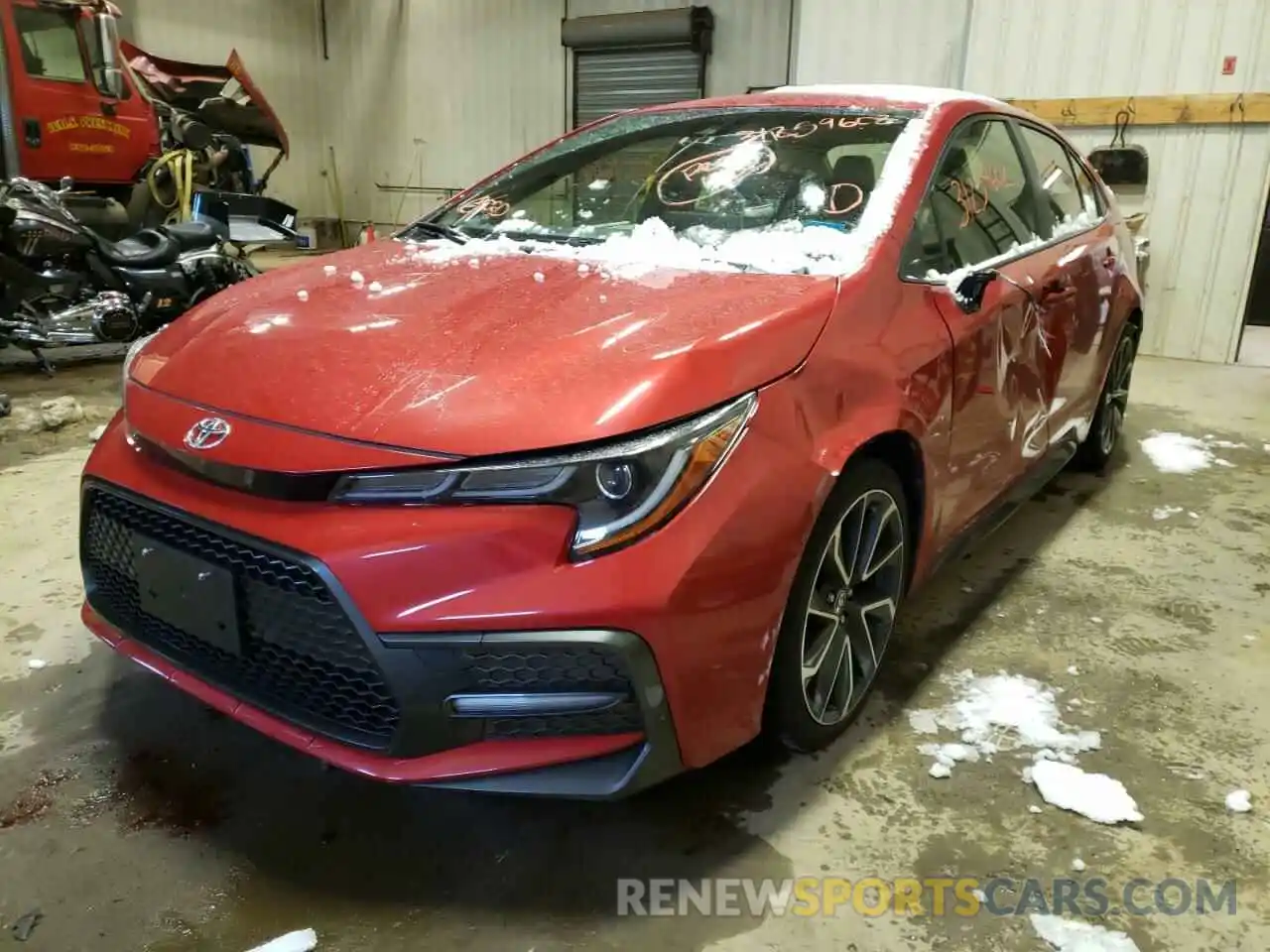 2 Photograph of a damaged car JTDS4RCE6LJ022432 TOYOTA COROLLA 2020