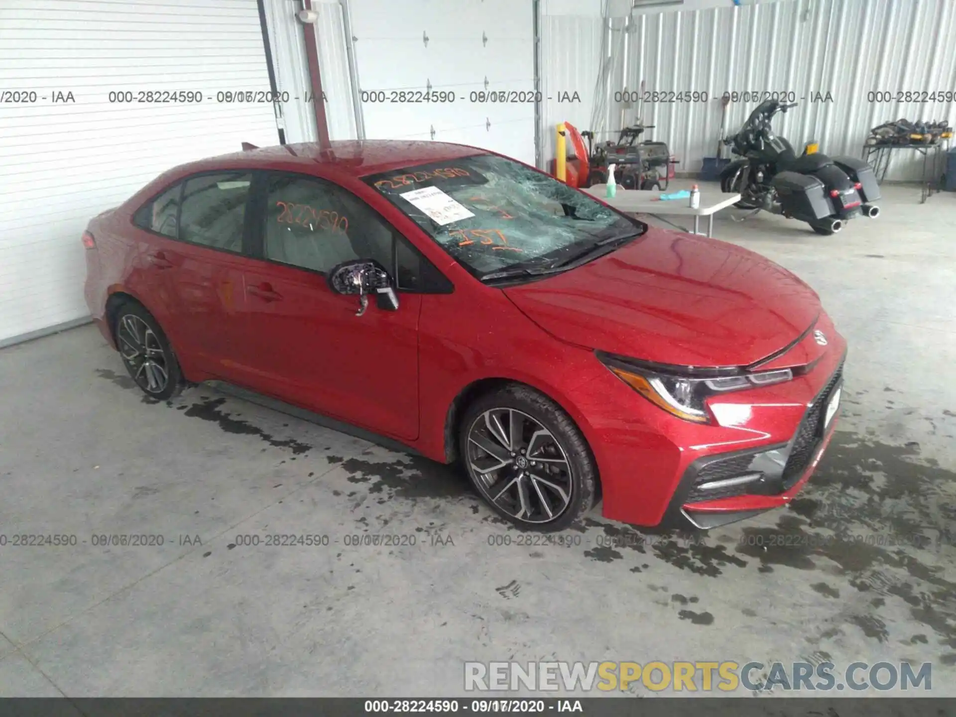 11 Photograph of a damaged car JTDS4RCE6LJ022530 TOYOTA COROLLA 2020