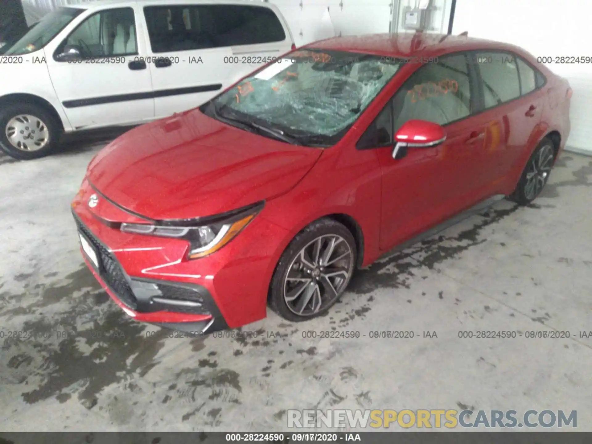 12 Photograph of a damaged car JTDS4RCE6LJ022530 TOYOTA COROLLA 2020