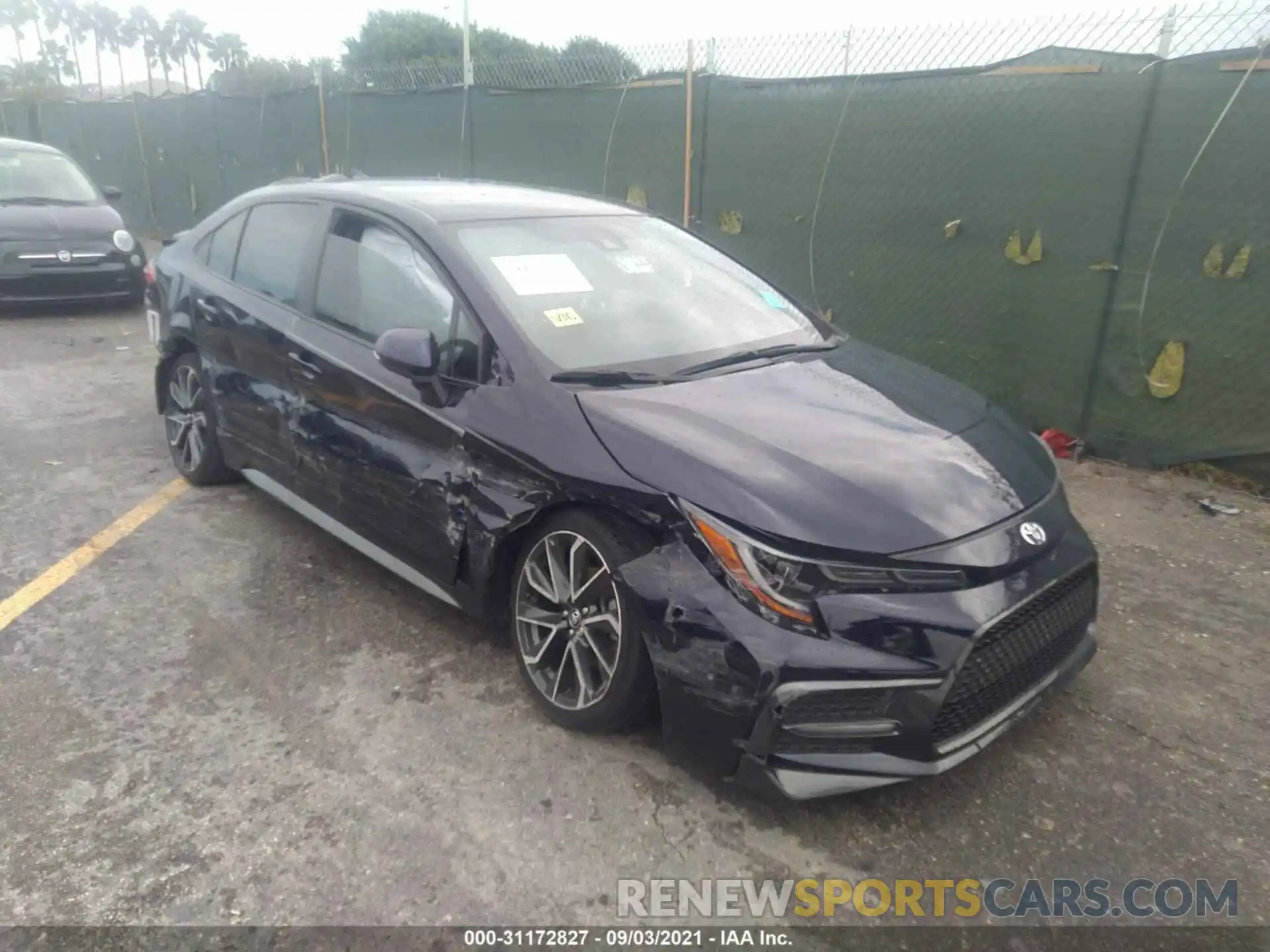 1 Photograph of a damaged car JTDS4RCE6LJ022897 TOYOTA COROLLA 2020